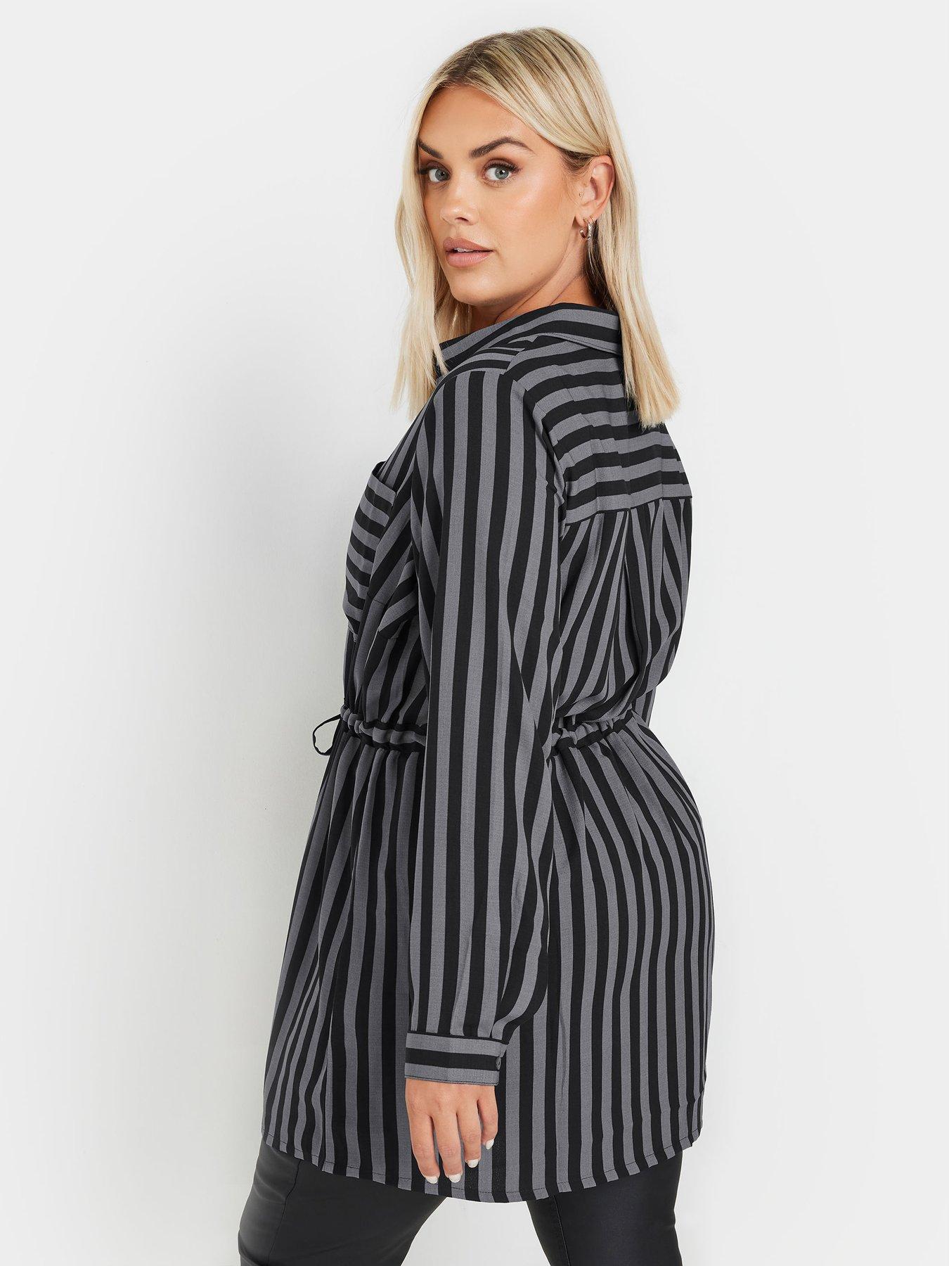 yours-curve-stripe-utility-tunic-shirtstillFront