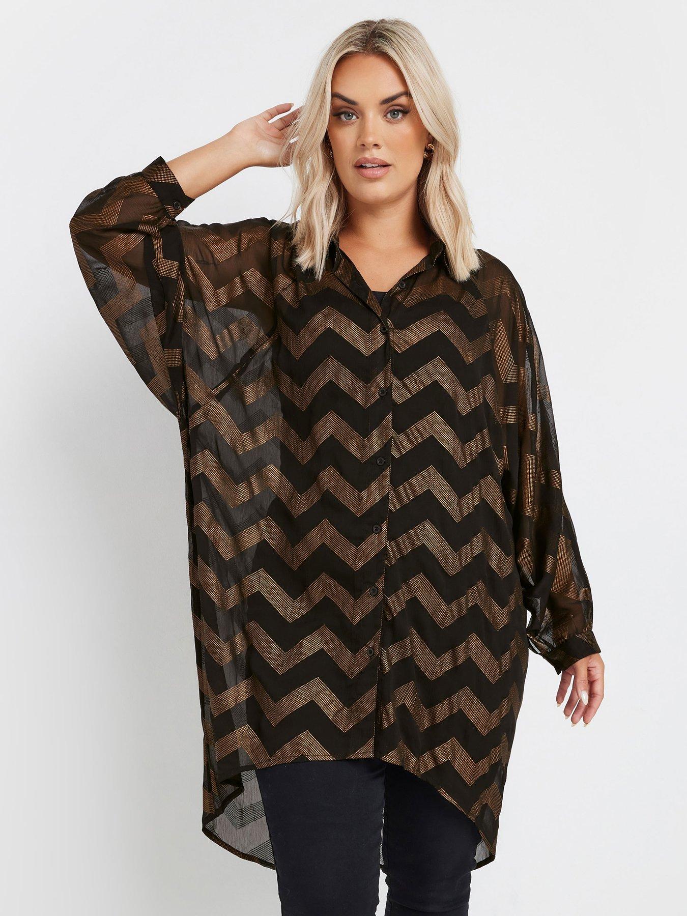 yours-curve-extreme-dip-back-chiffon-shirt