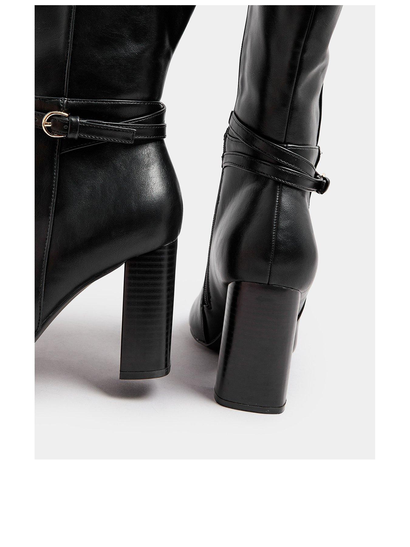 yours-wide-fit-heeled-knee-high-boots-blackback