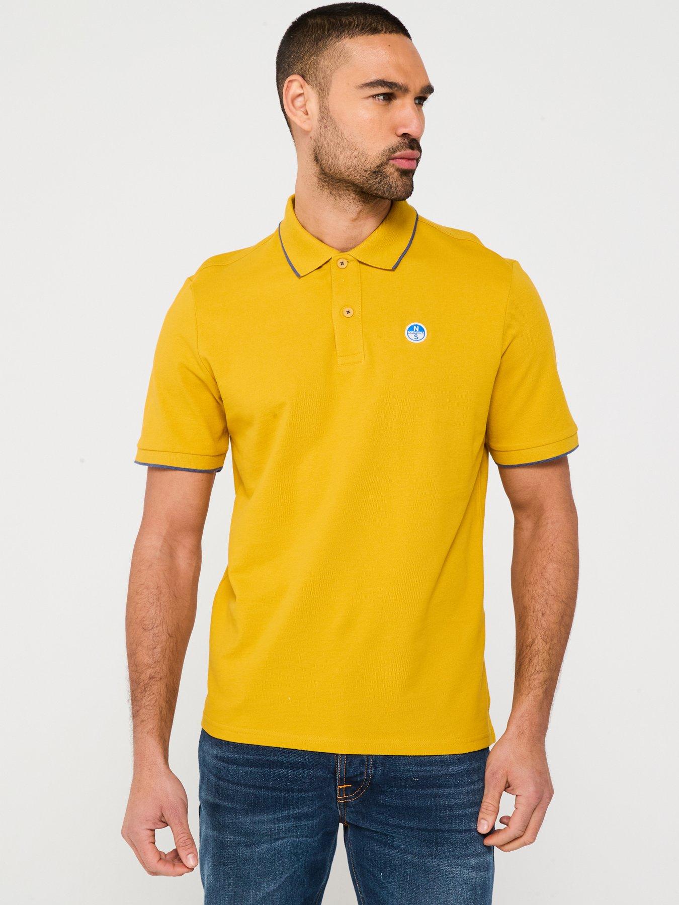 north-sails-north-sails-regular-fit-pipping-trim-left-chest-logo-polo-shirt-yellow