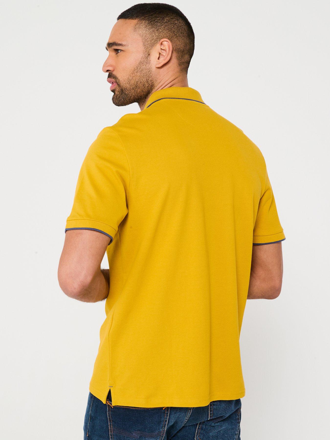 north-sails-north-sails-regular-fit-pipping-trim-left-chest-logo-polo-shirt-yellowstillFront