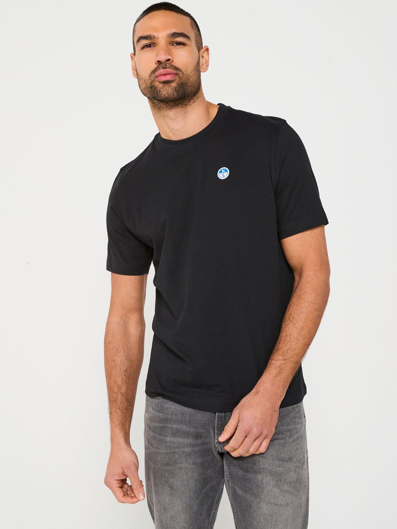 north-sails-north-sails-regular-fit-left-chest-logo-t-shirt-black