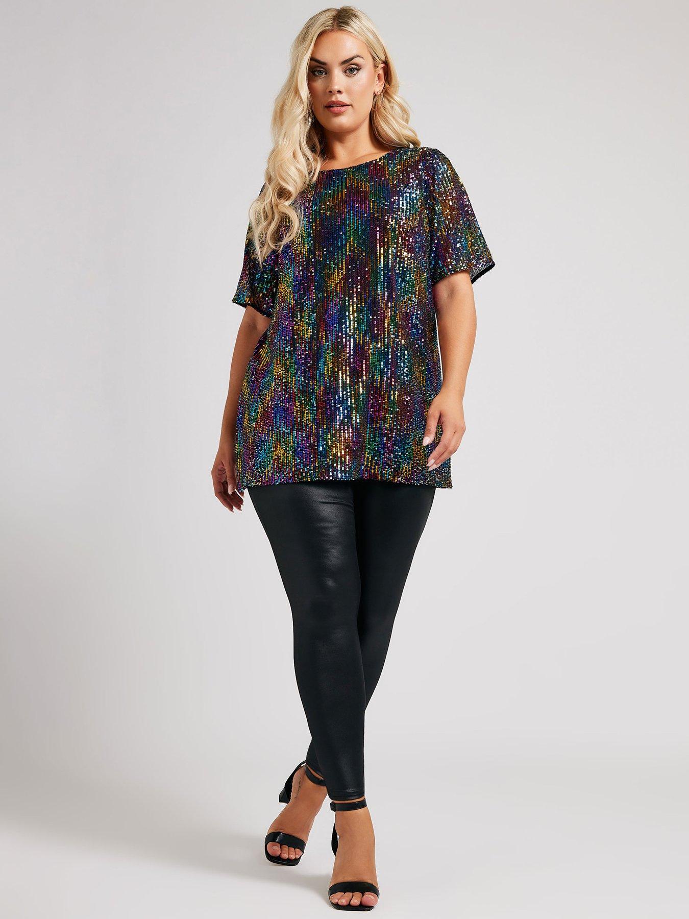 yours-curve-sequin-swing-top-blackback