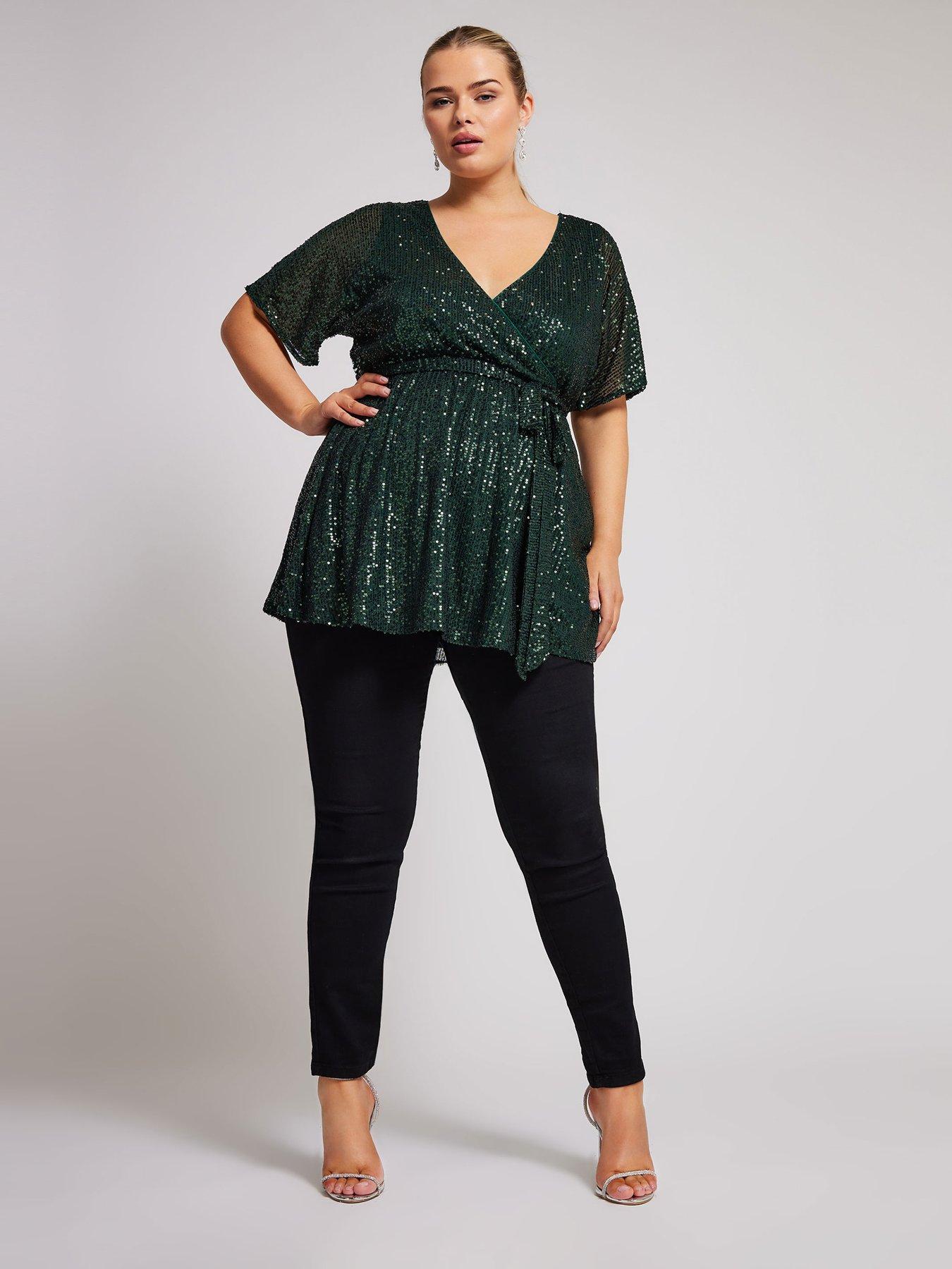 yours-curve-sequin-wrap-top-greenback