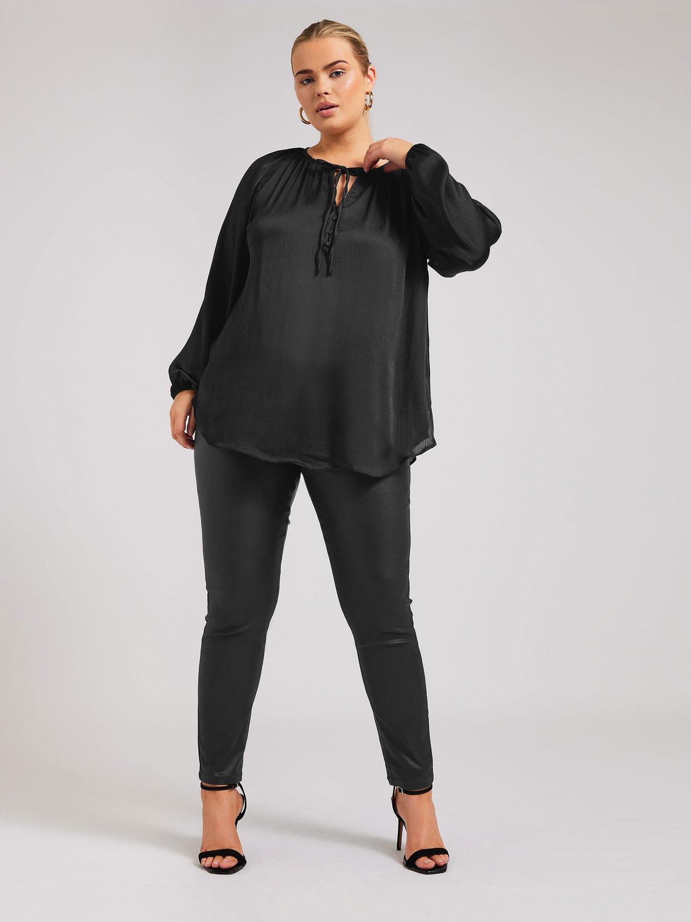 yours-curve-button-blouse-blackback