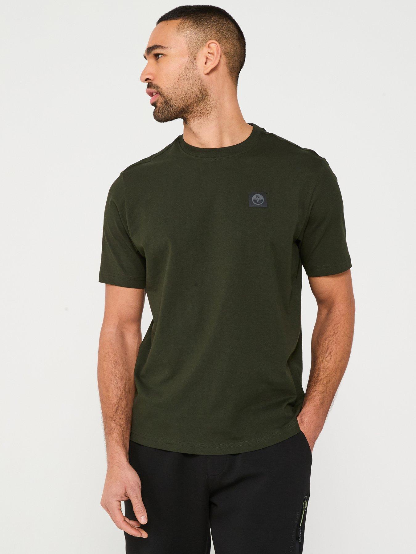 north-sails-north-sail-left-chest-north-tech-logo-t-shirt-dark-greenfront