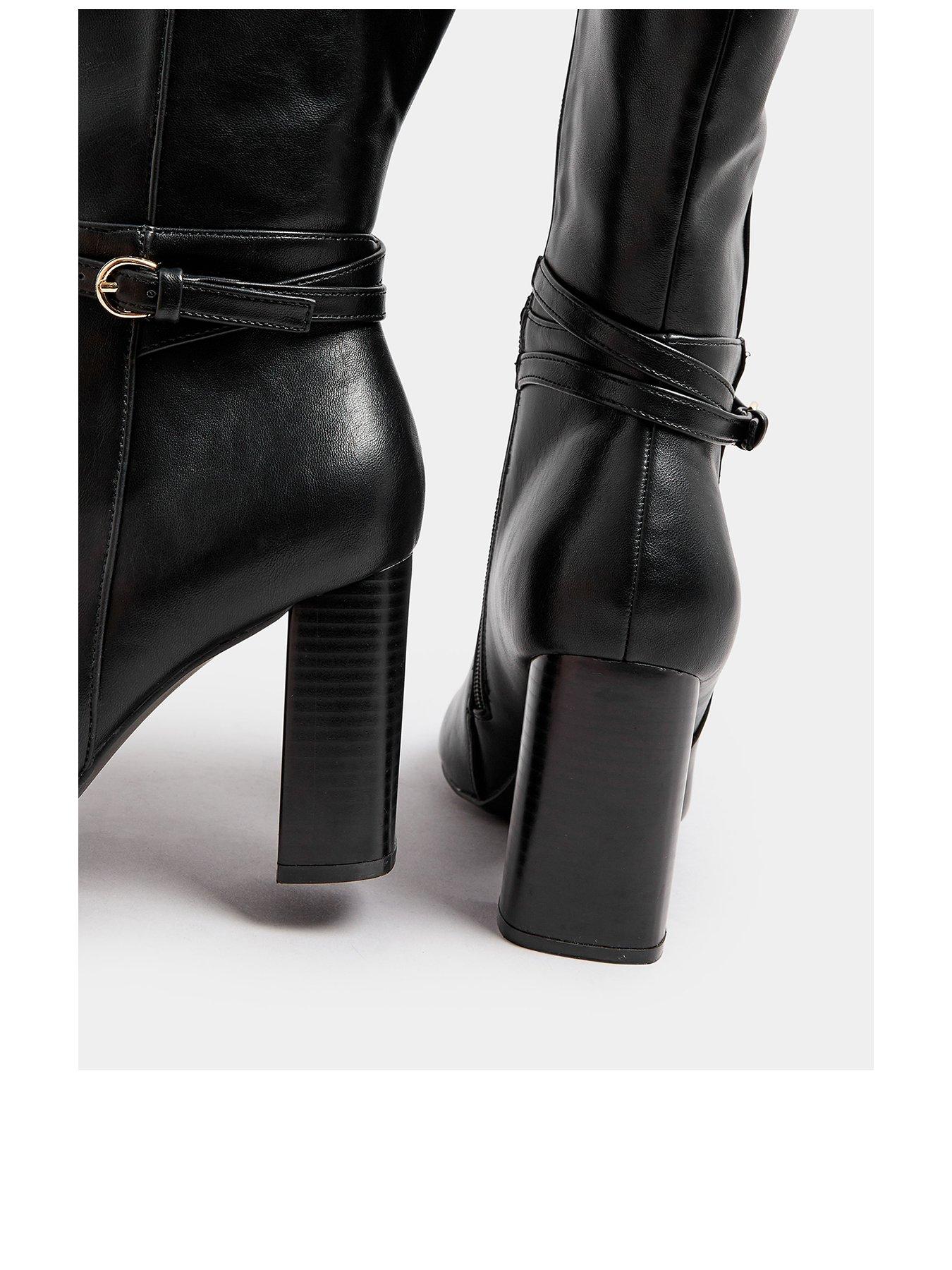 yours-extra-wide-fit-heeled-knee-high-boot-blackback