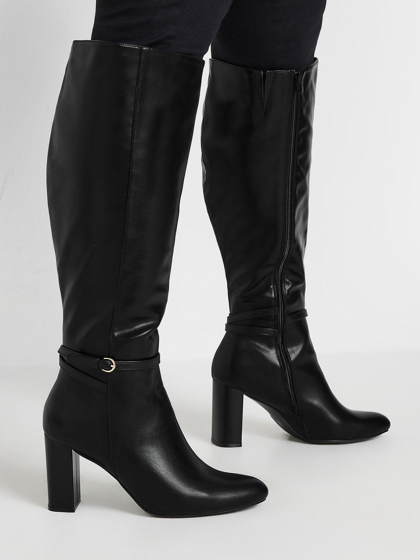 yours-extra-wide-fit-heeled-knee-high-boot-blackoutfit