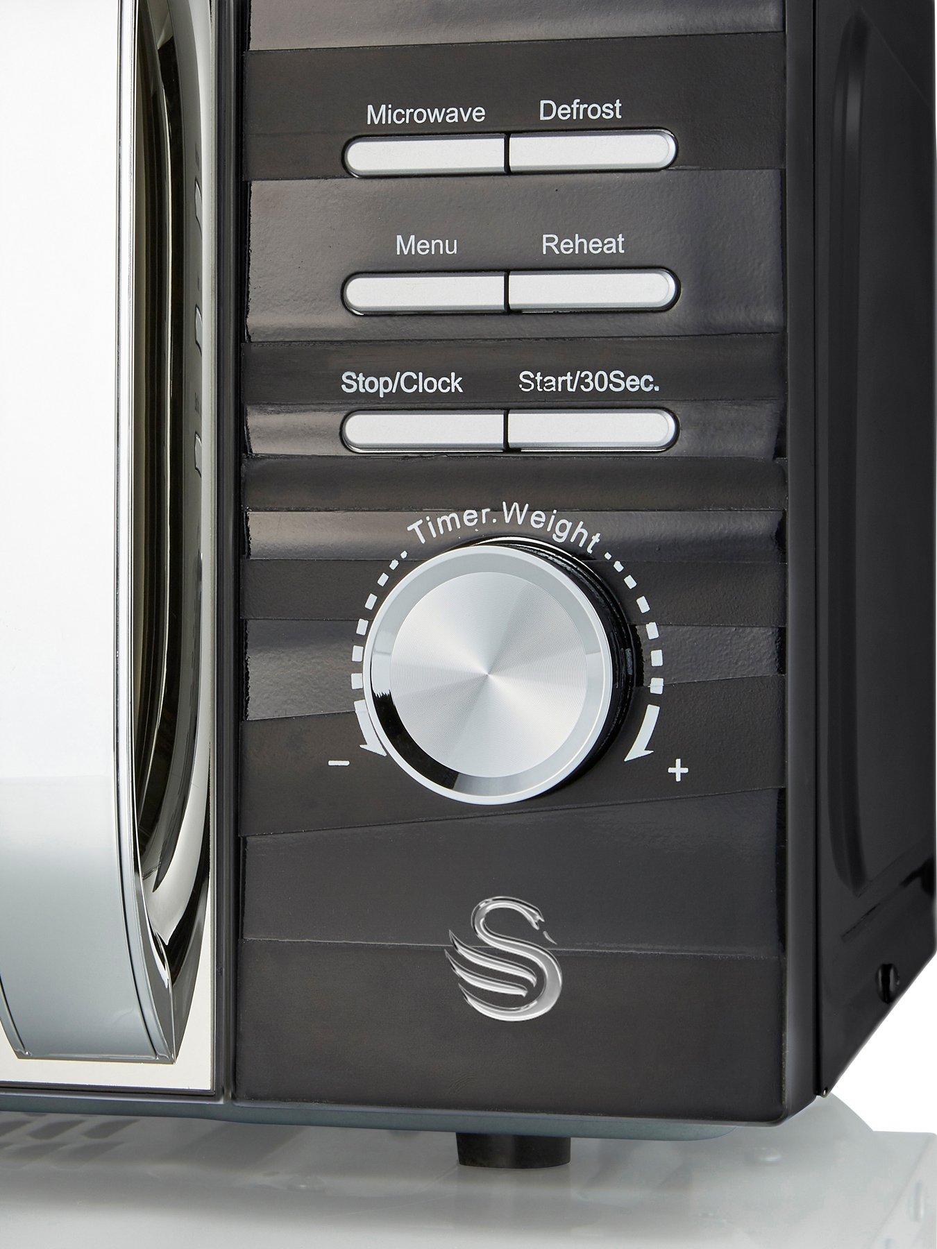 Image 2 of 6 of Swan Symphony 700W Digital Microwave -&nbsp;Black