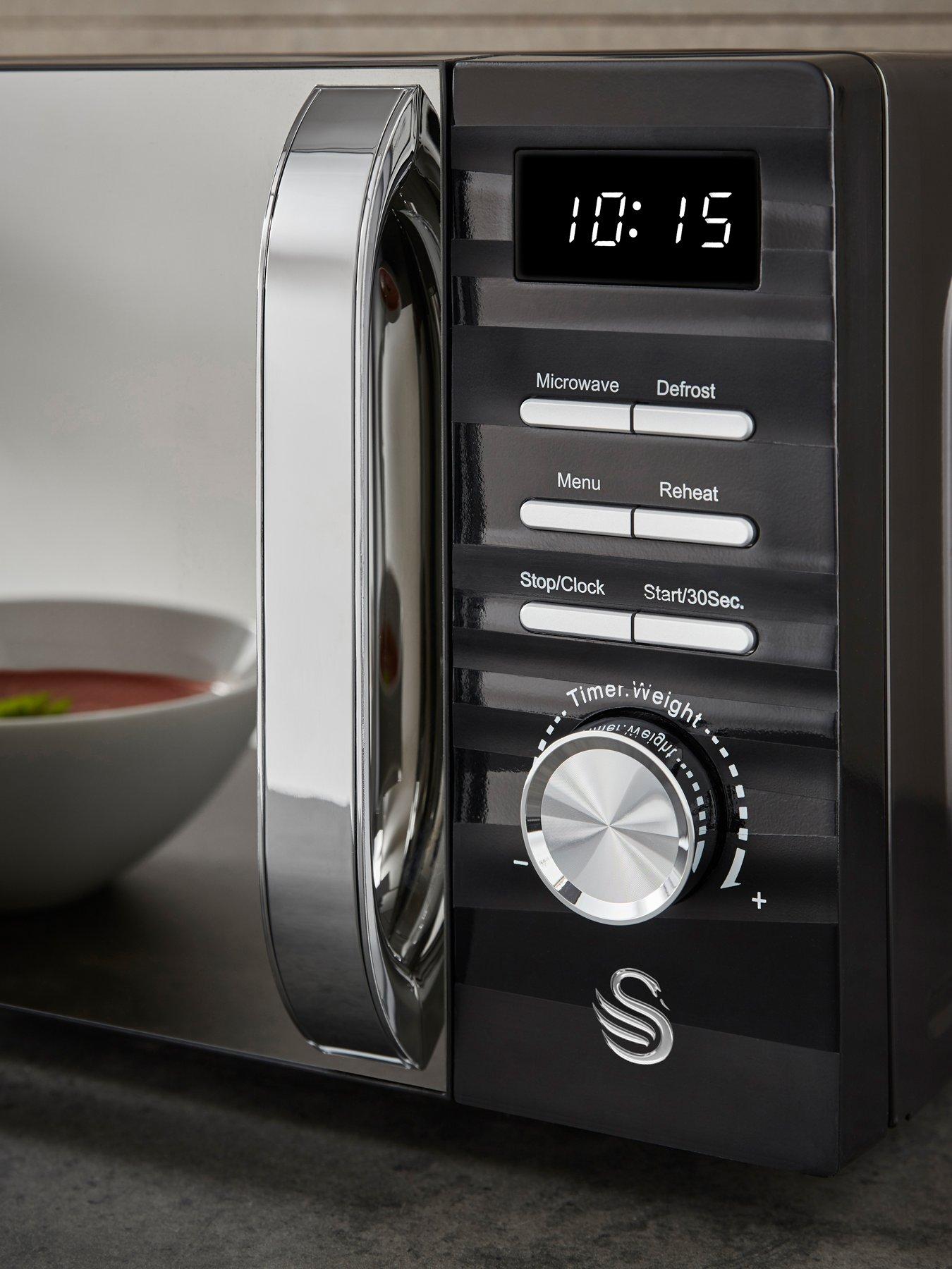 Image 6 of 6 of Swan Symphony 700W Digital Microwave -&nbsp;Black