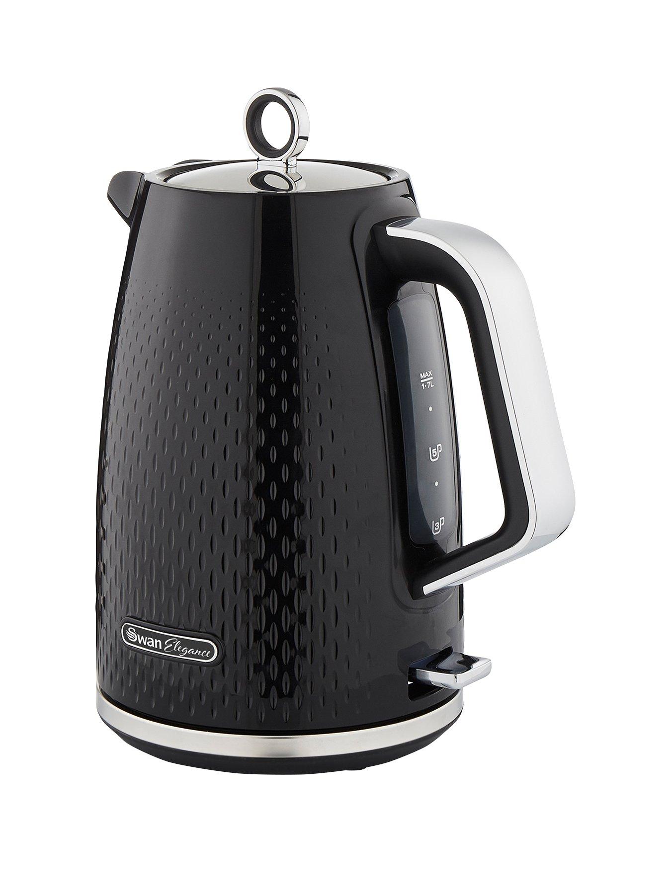 Image 1 of 7 of Swan Elegance 1.7L Jug Kettle -&nbsp;Black
