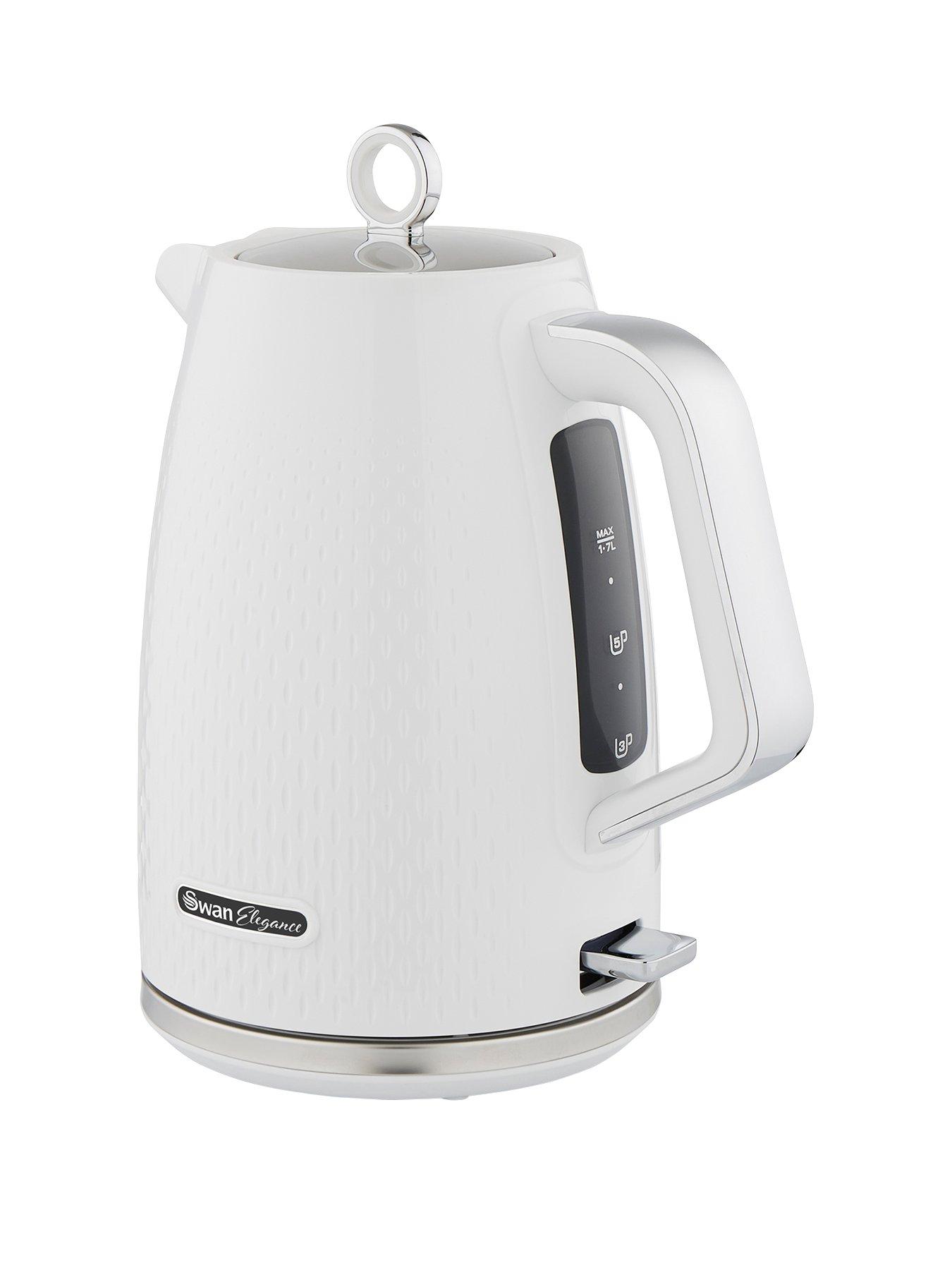 Image 1 of 7 of Swan Elegance 1.7L Jug Kettle -&nbsp;White
