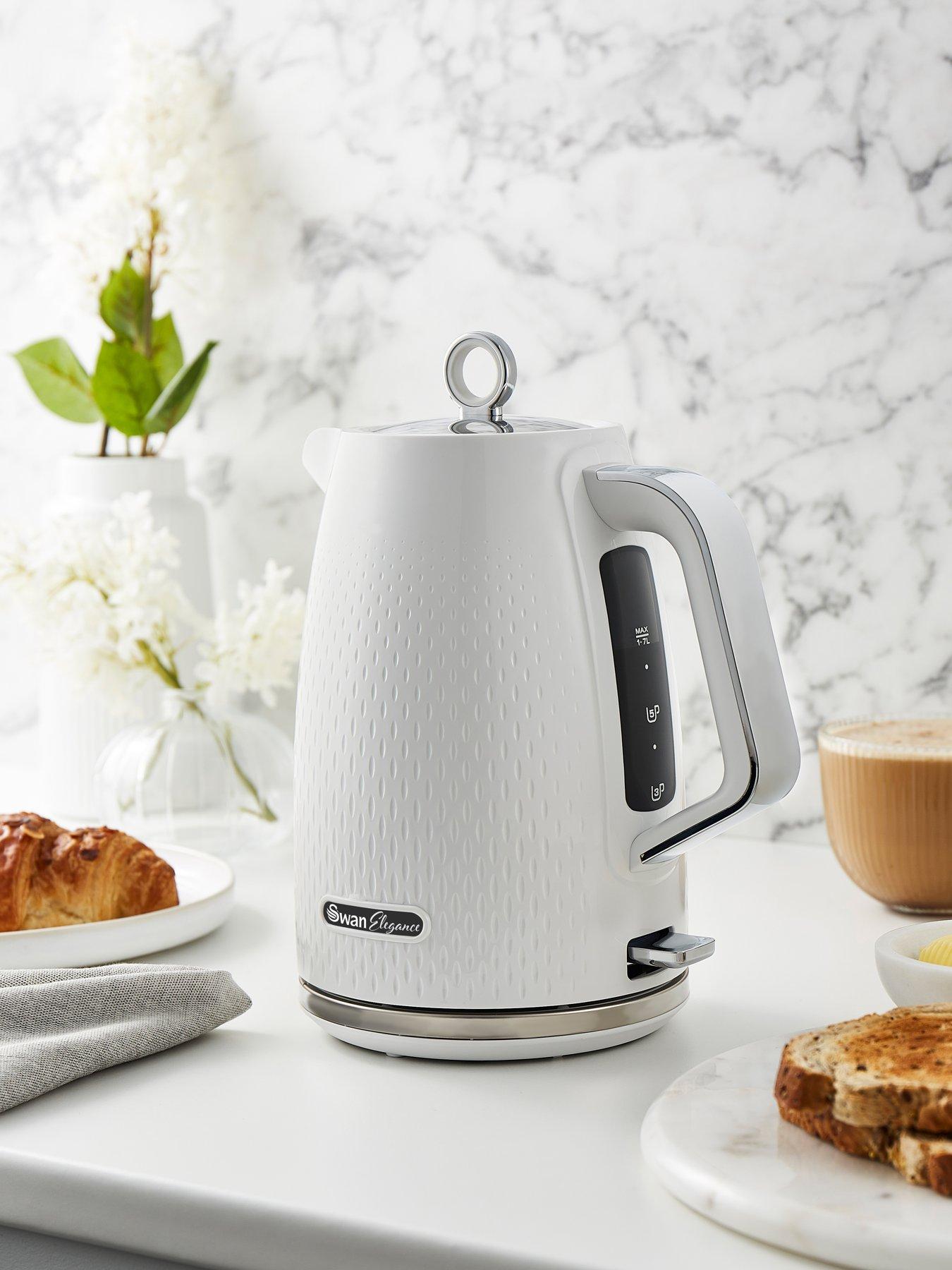 Image 2 of 7 of Swan Elegance 1.7L Jug Kettle -&nbsp;White