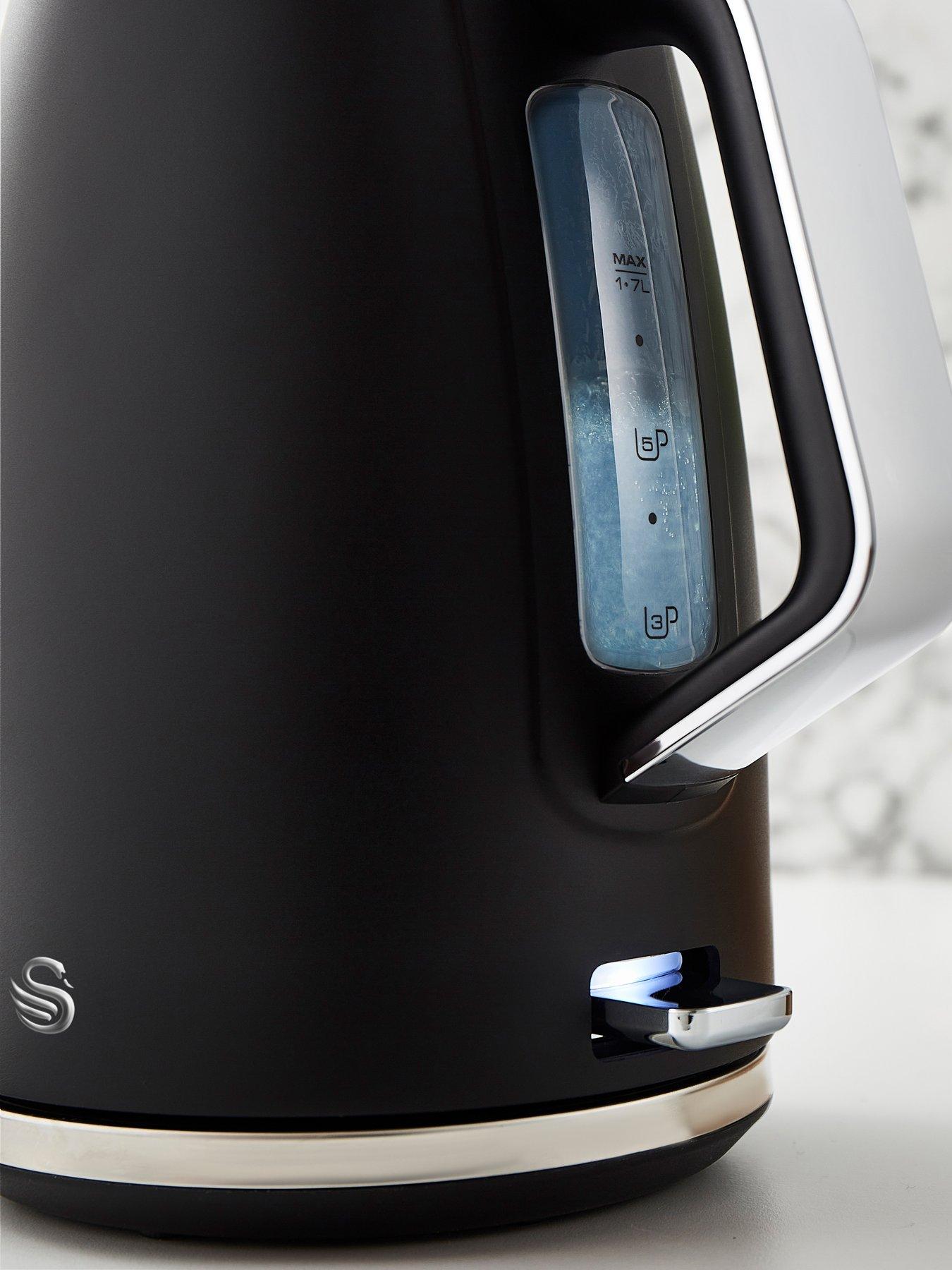 Image 2 of 7 of Swan Serenity SK14017BLK&nbsp;1.7L Kettle -&nbsp;Black