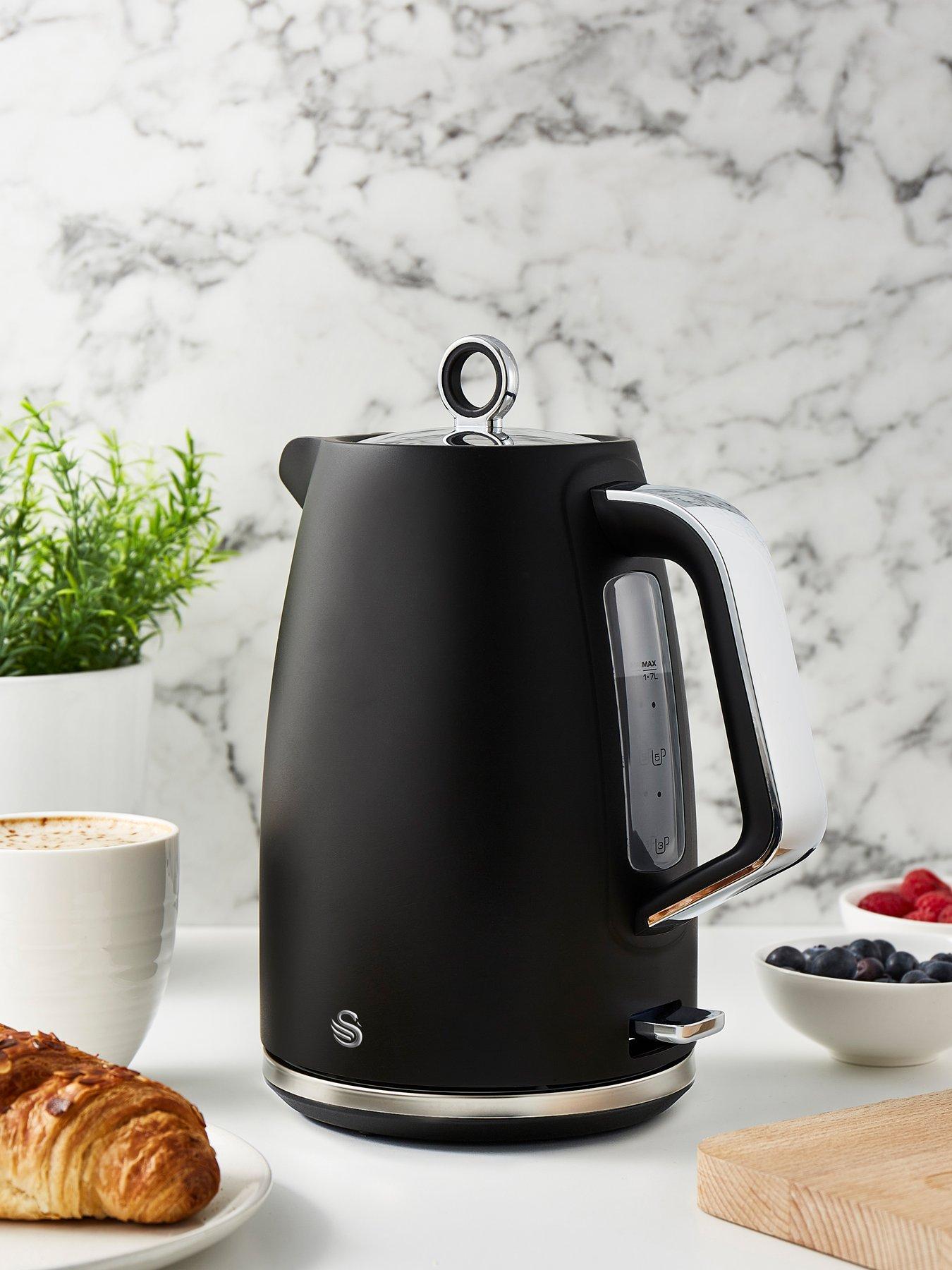 Image 3 of 7 of Swan Serenity SK14017BLK&nbsp;1.7L Kettle -&nbsp;Black