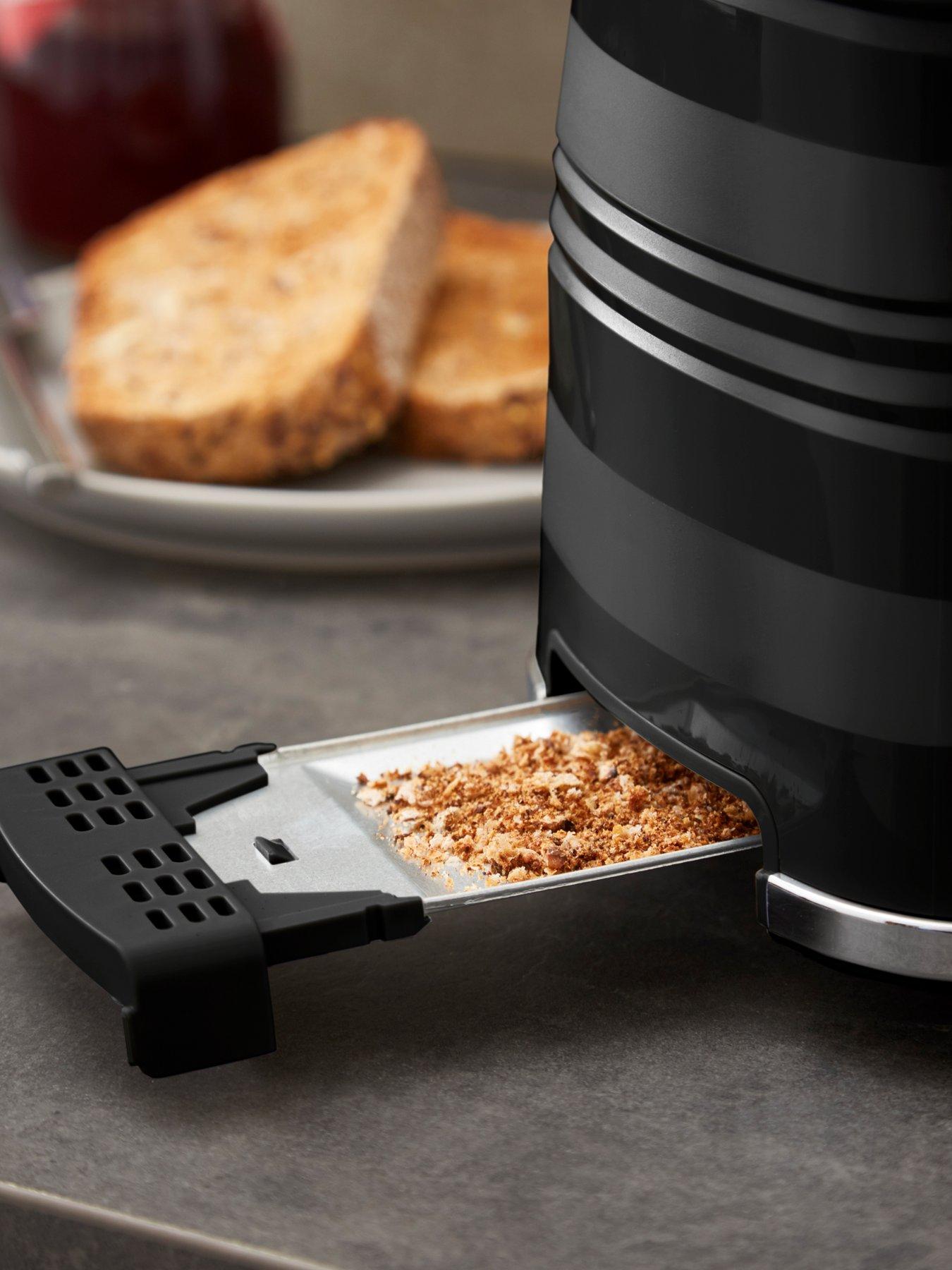 Image 4 of 6 of Swan Symphony 2 Slice Toaster Black