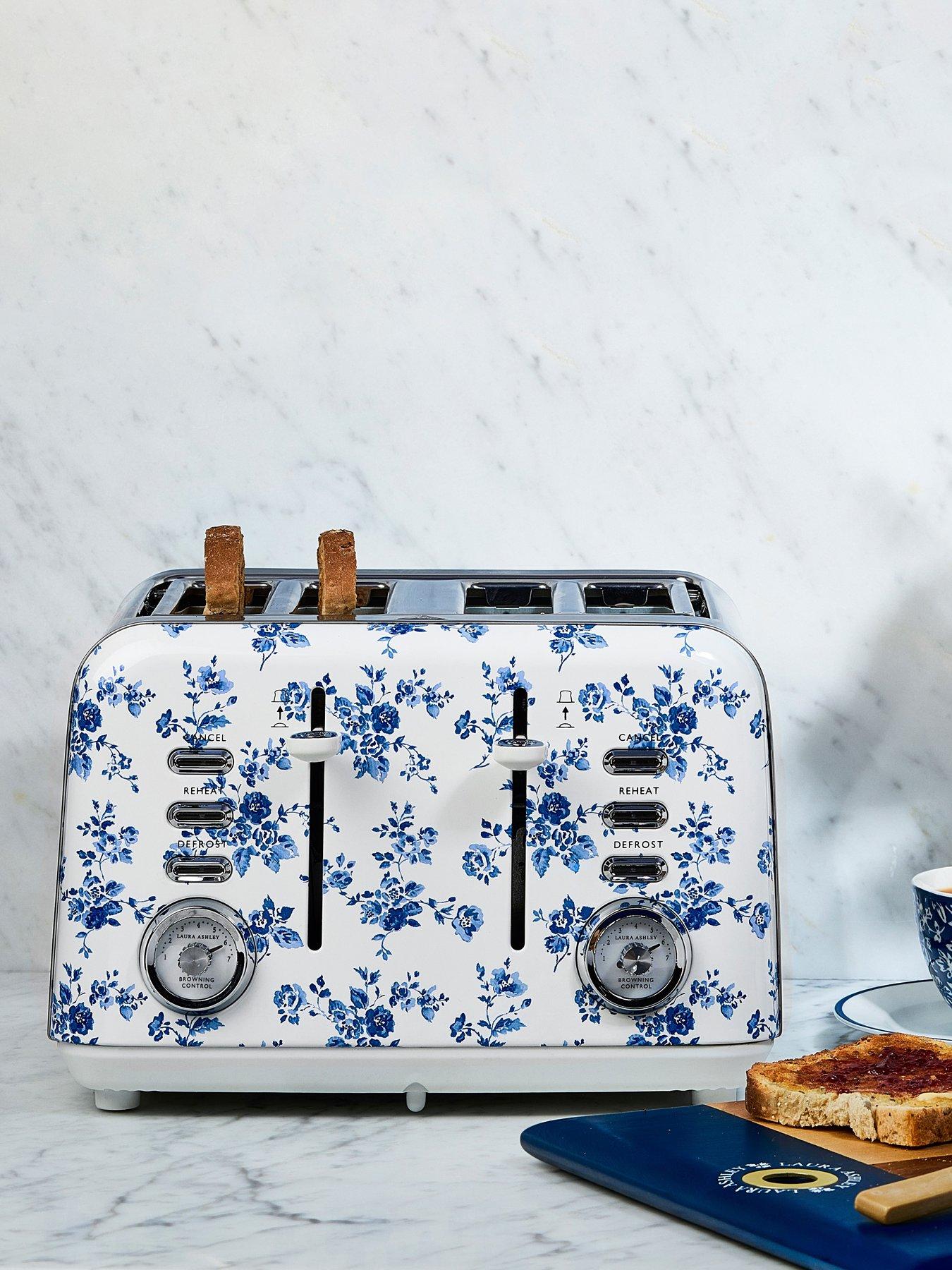 Image 2 of 7 of Laura Ashley Laura Ashley China Rose 4 Slice Toaster