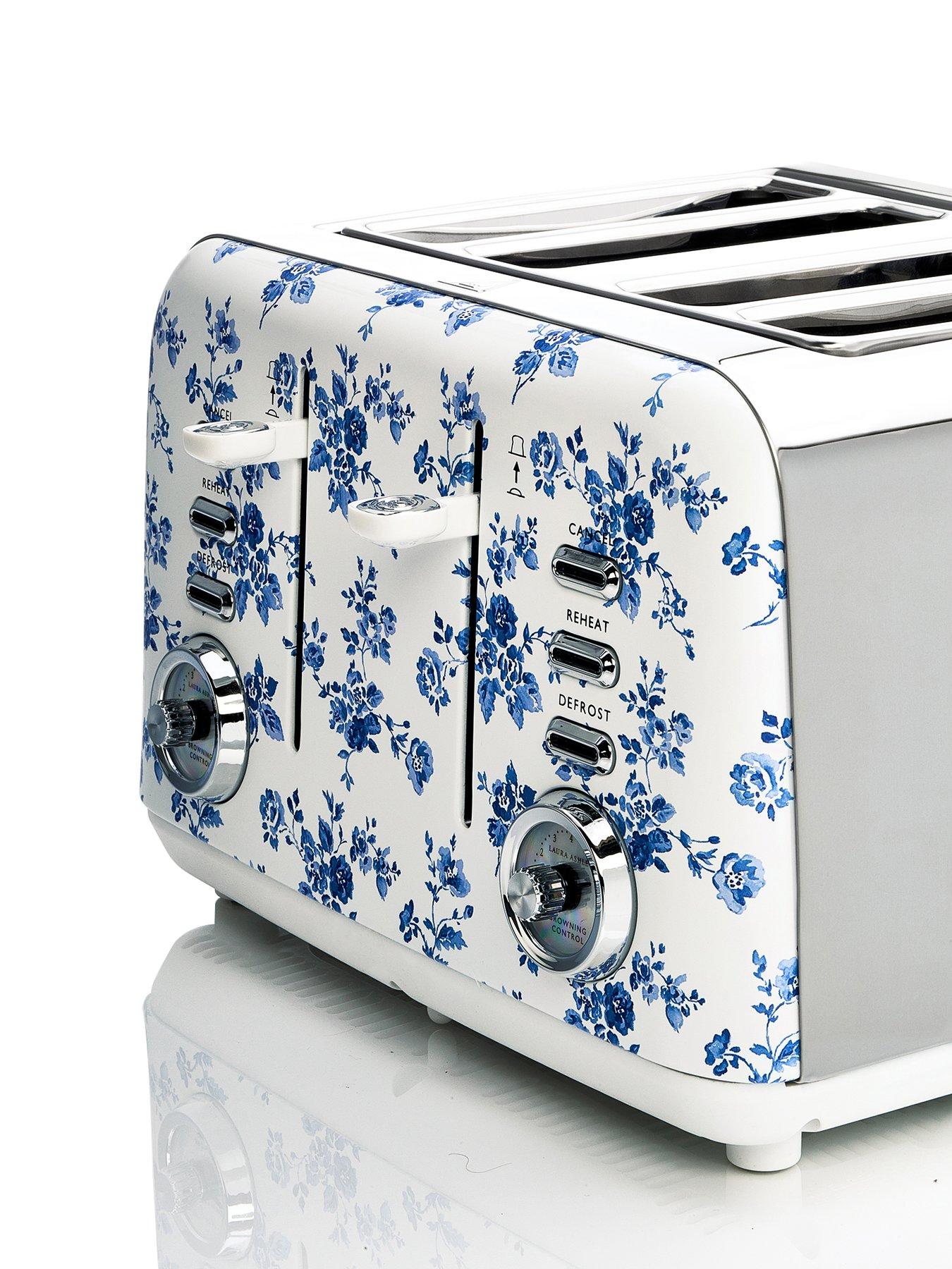 Image 5 of 7 of Laura Ashley Laura Ashley China Rose 4 Slice Toaster