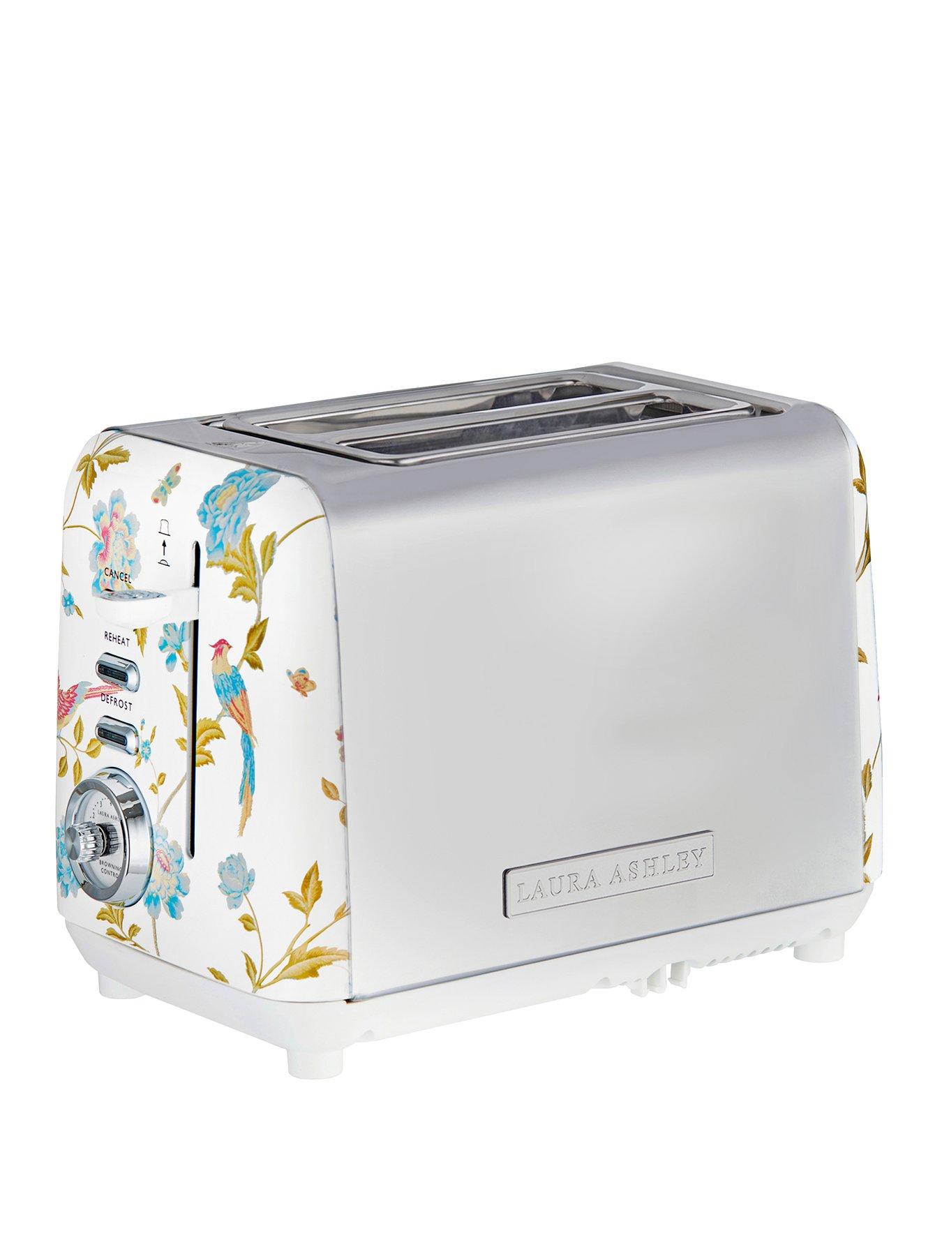 undefined Laura Ashley Elveden White 2-Slice Toaster