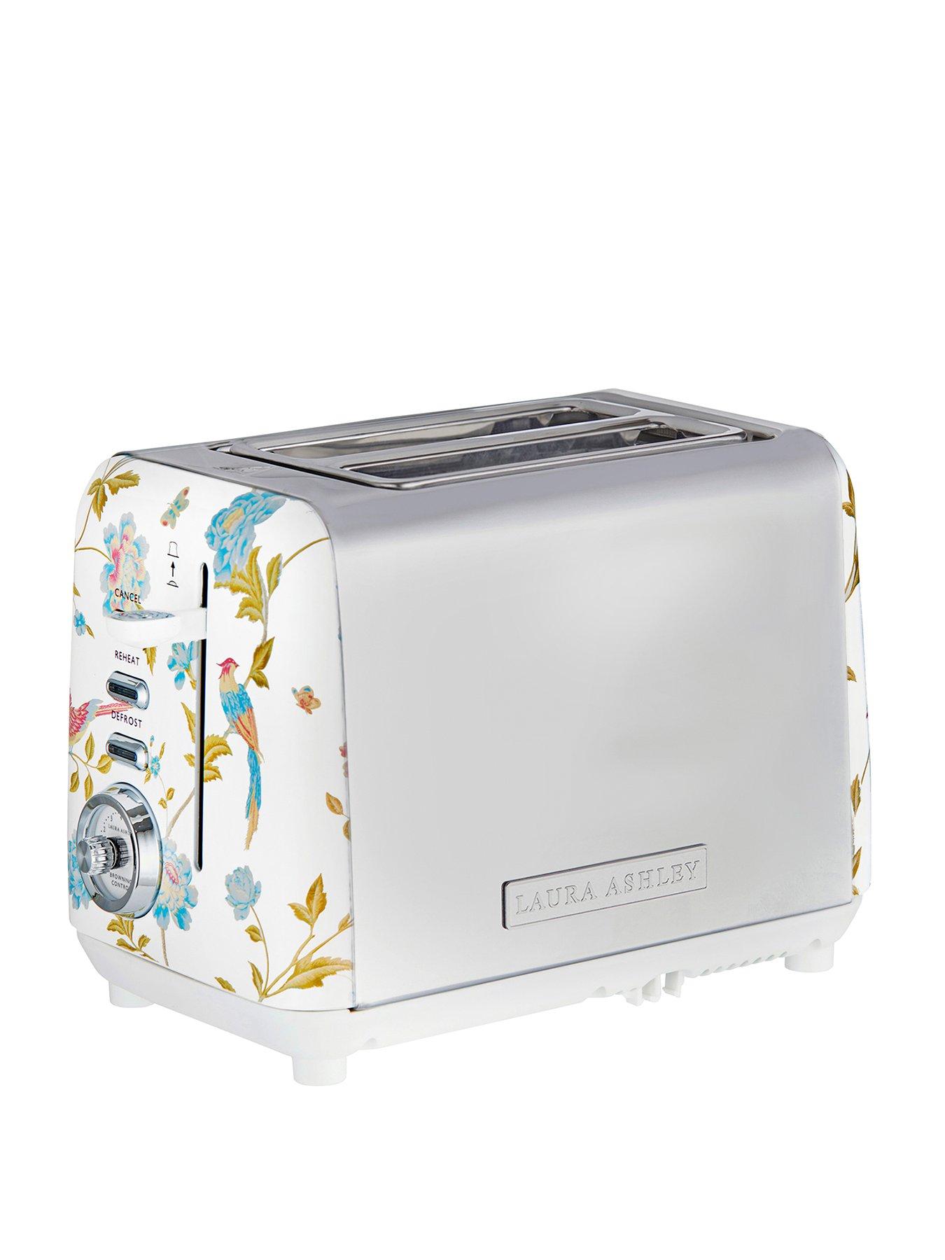 Image 1 of 7 of Laura Ashley Laura Ashley Elveden White 2-Slice Toaster