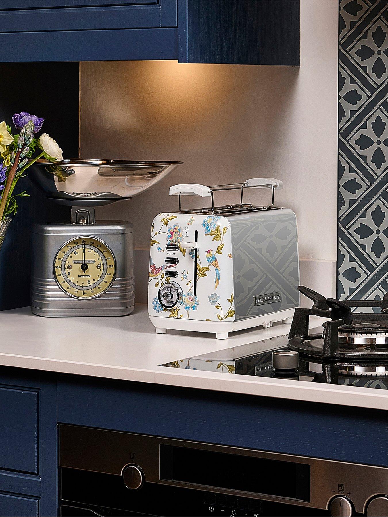 Image 4 of 7 of Laura Ashley Laura Ashley Elveden White 2-Slice Toaster