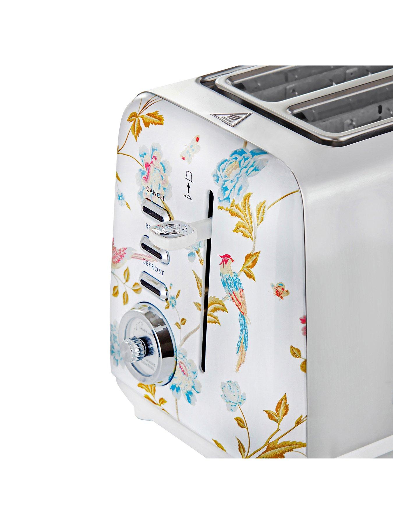 Image 6 of 7 of Laura Ashley Laura Ashley Elveden White 2-Slice Toaster