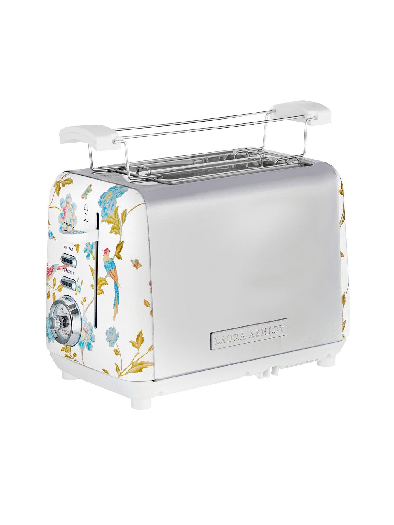 Image 7 of 7 of Laura Ashley Laura Ashley Elveden White 2-Slice Toaster