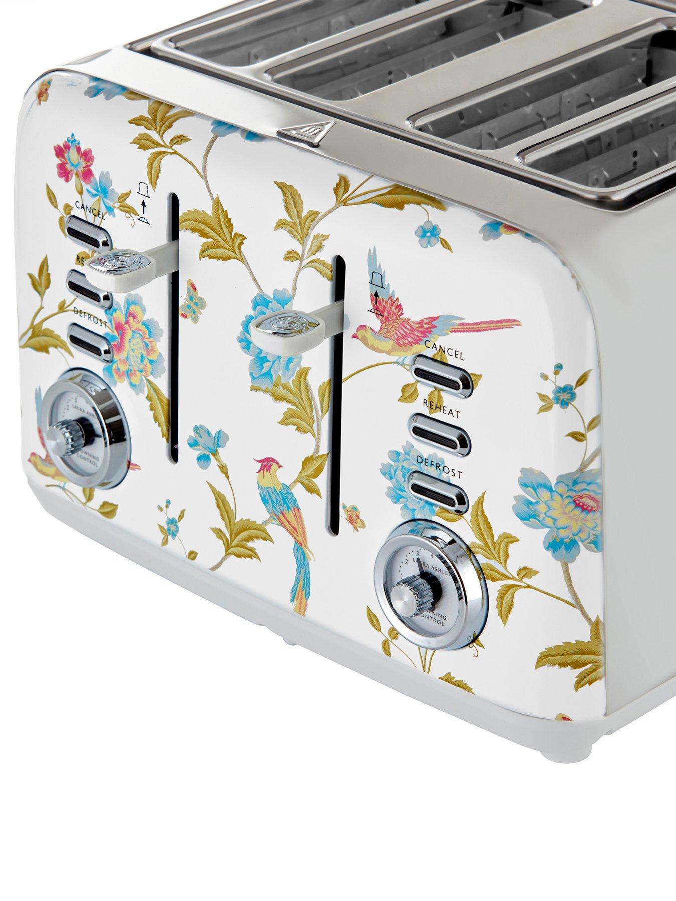 Image 5 of 7 of Laura Ashley Laura Ashley Elveden White 4-Slice Toaster