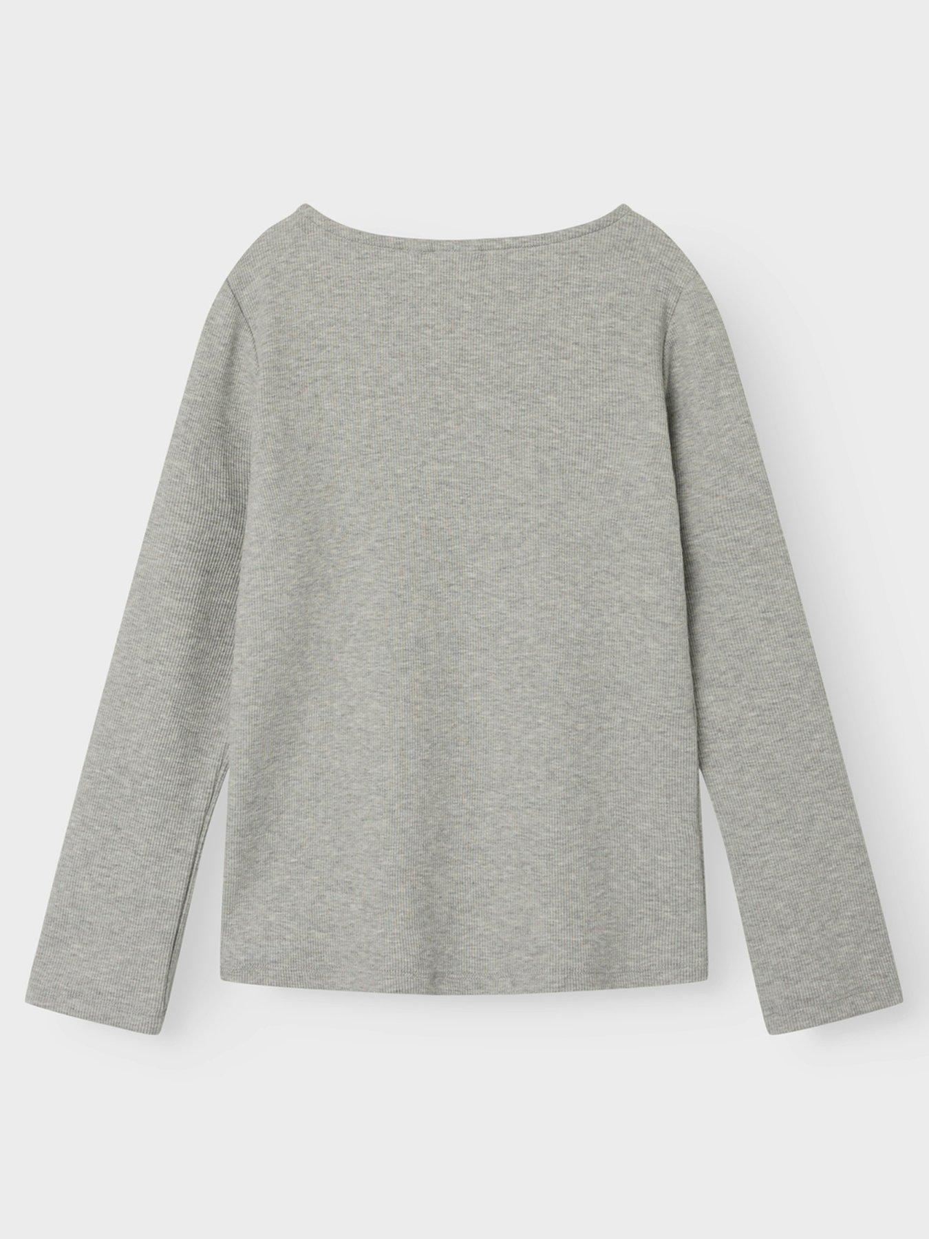 name-it-girls-bow-long-sleeve-tshirt-grey-melangeback