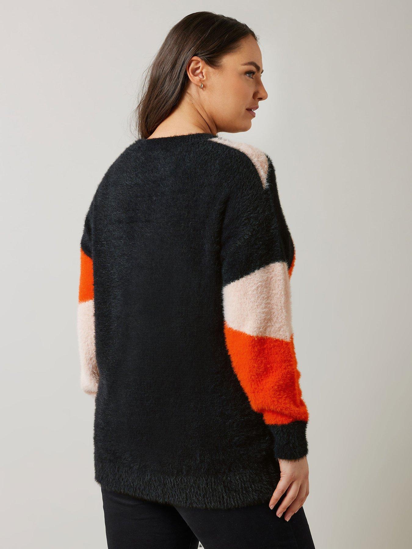 evans-cat-feather-colour-block-jumperstillFront