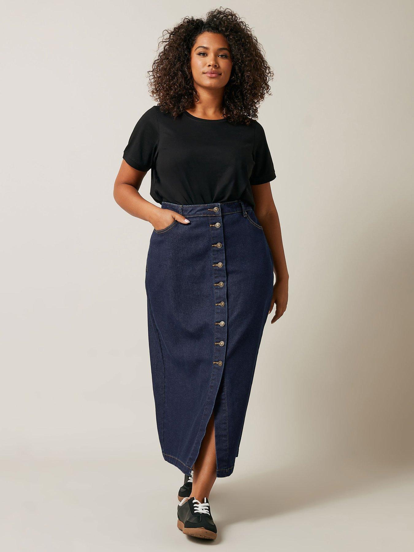 evans-button-through-skirt-blueback