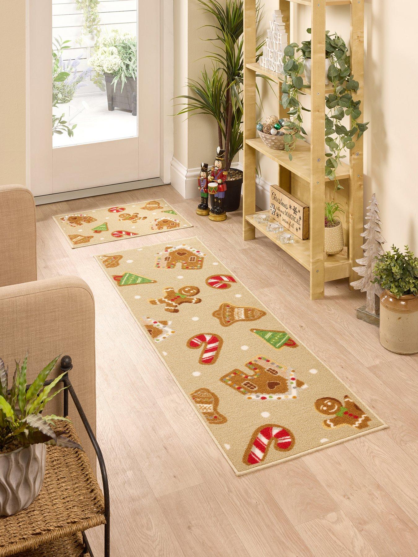 very-home-gingerbread-mat-runner-set