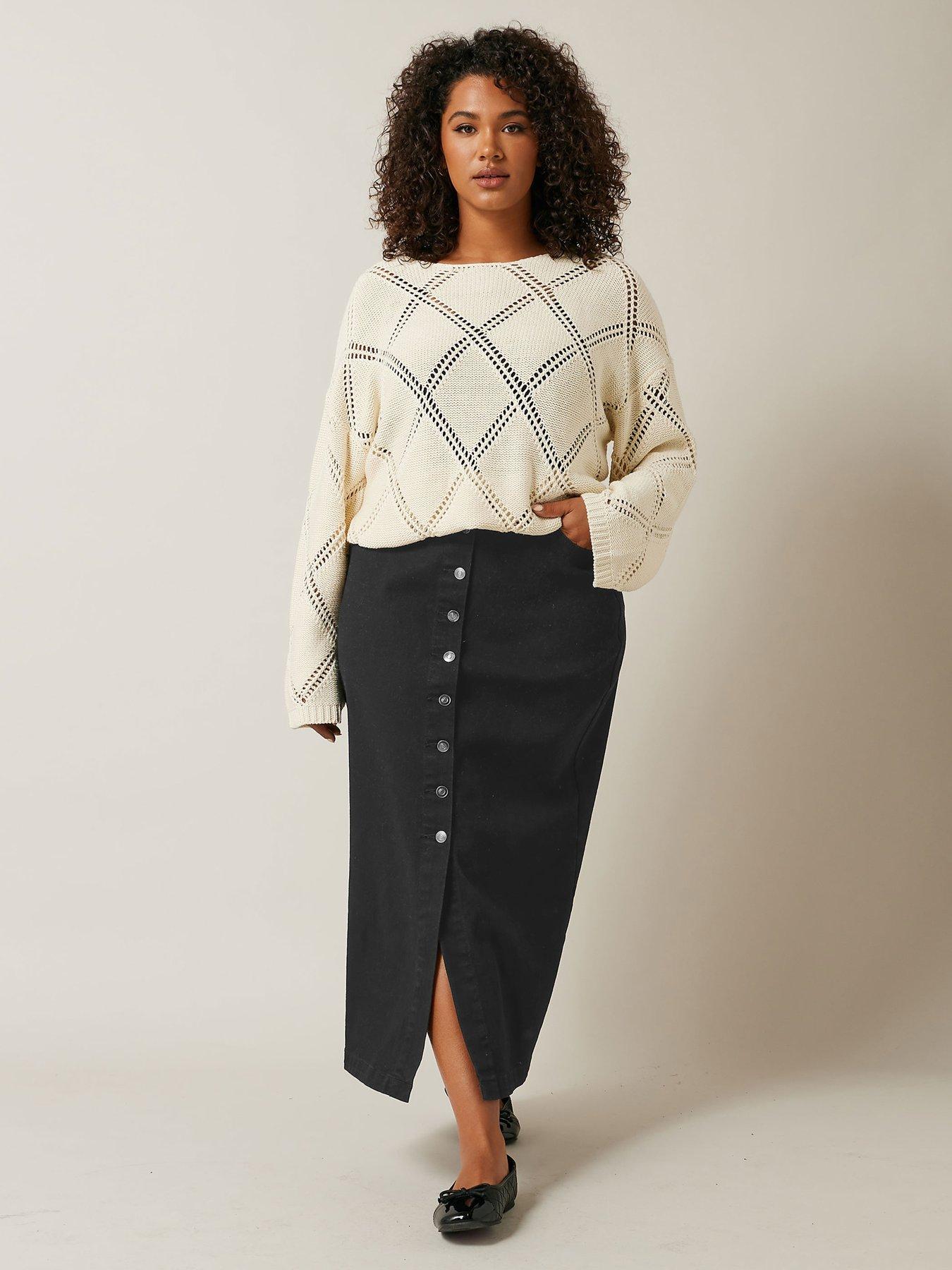 evans-button-through-skirt-blackback