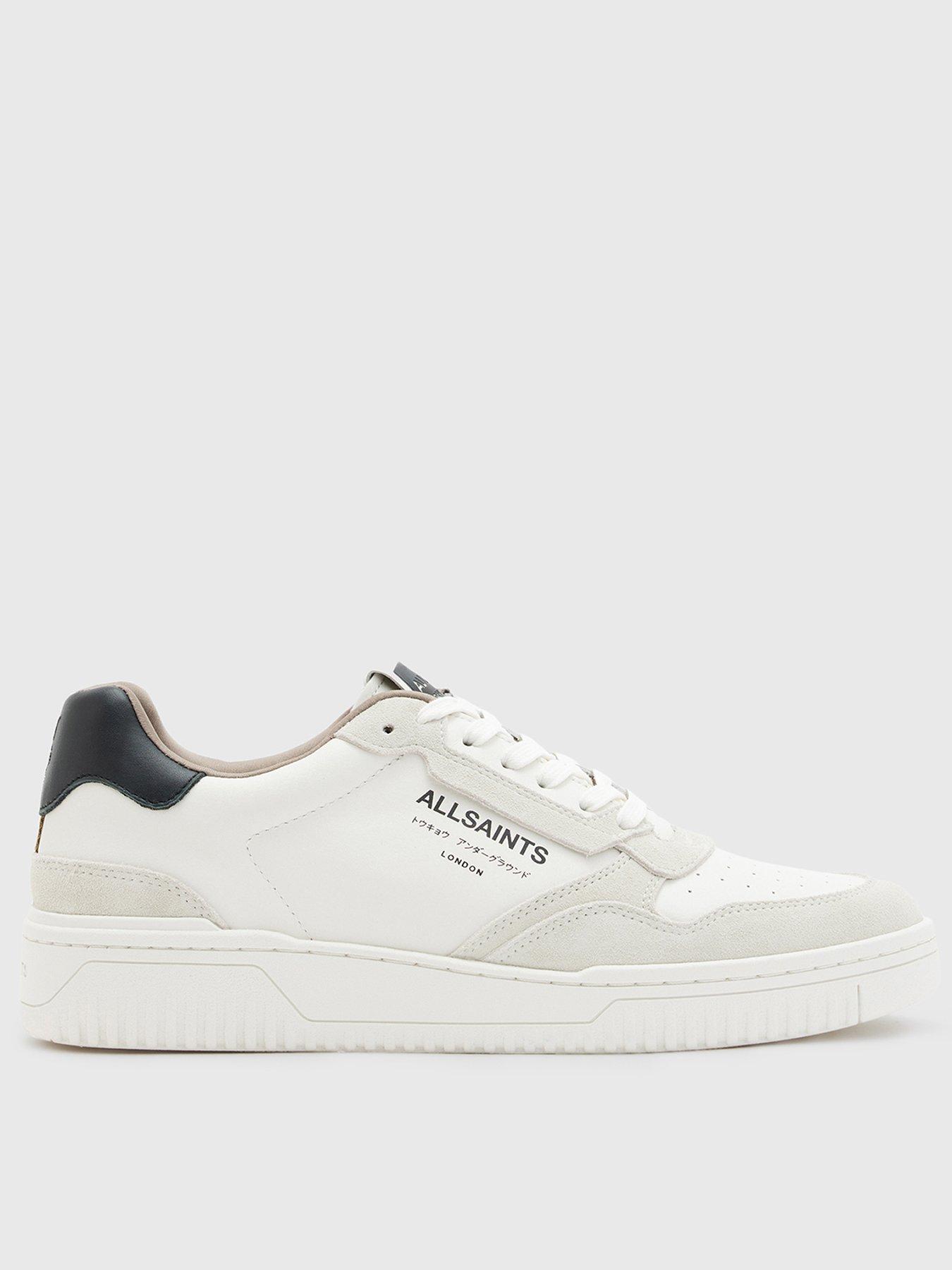 AllSaints Allsaints Regan Low Top Trainers - White/Black