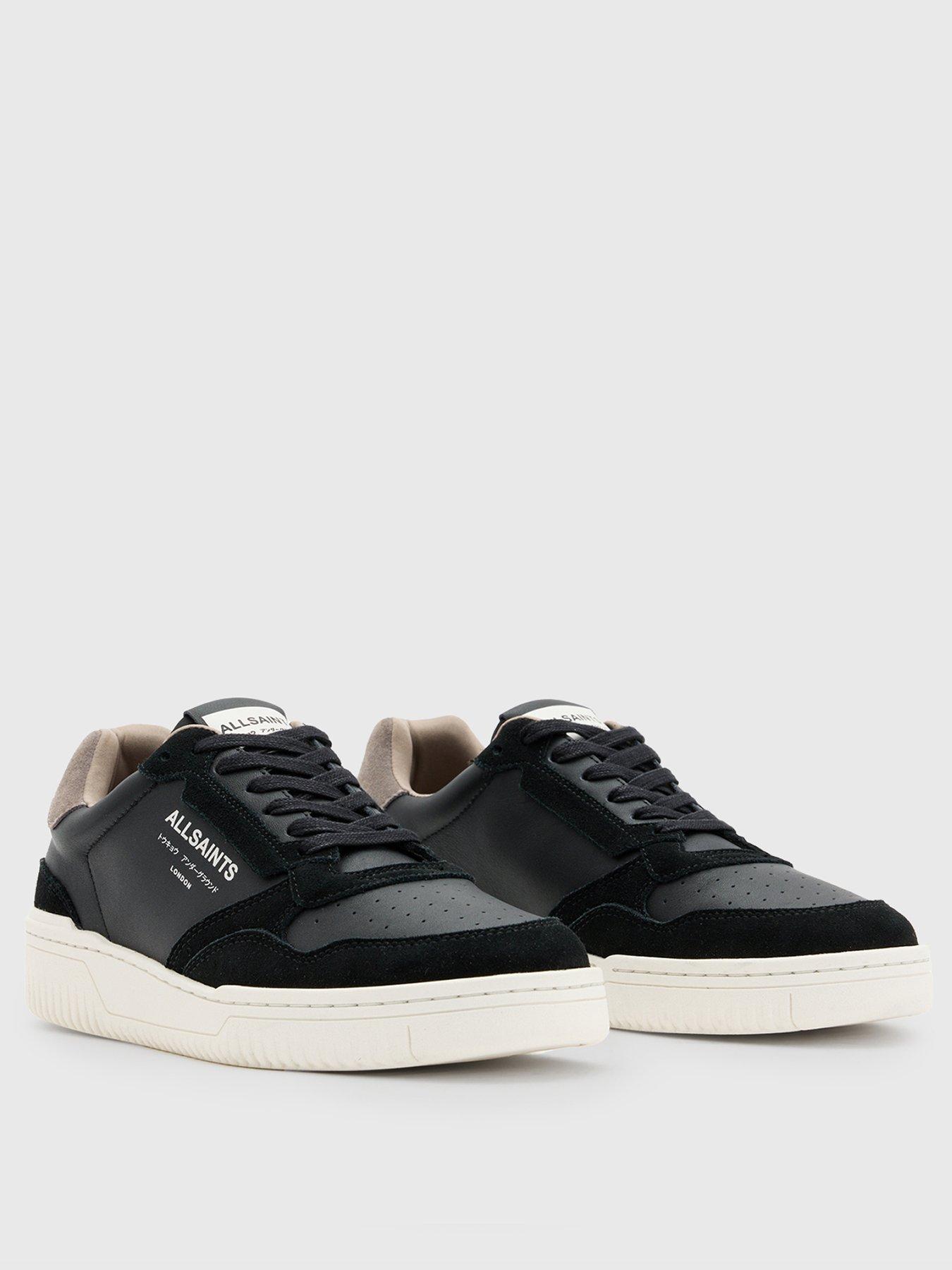 Image 2 of 5 of AllSaints Allsaints Regan Low Top Trainers - Black