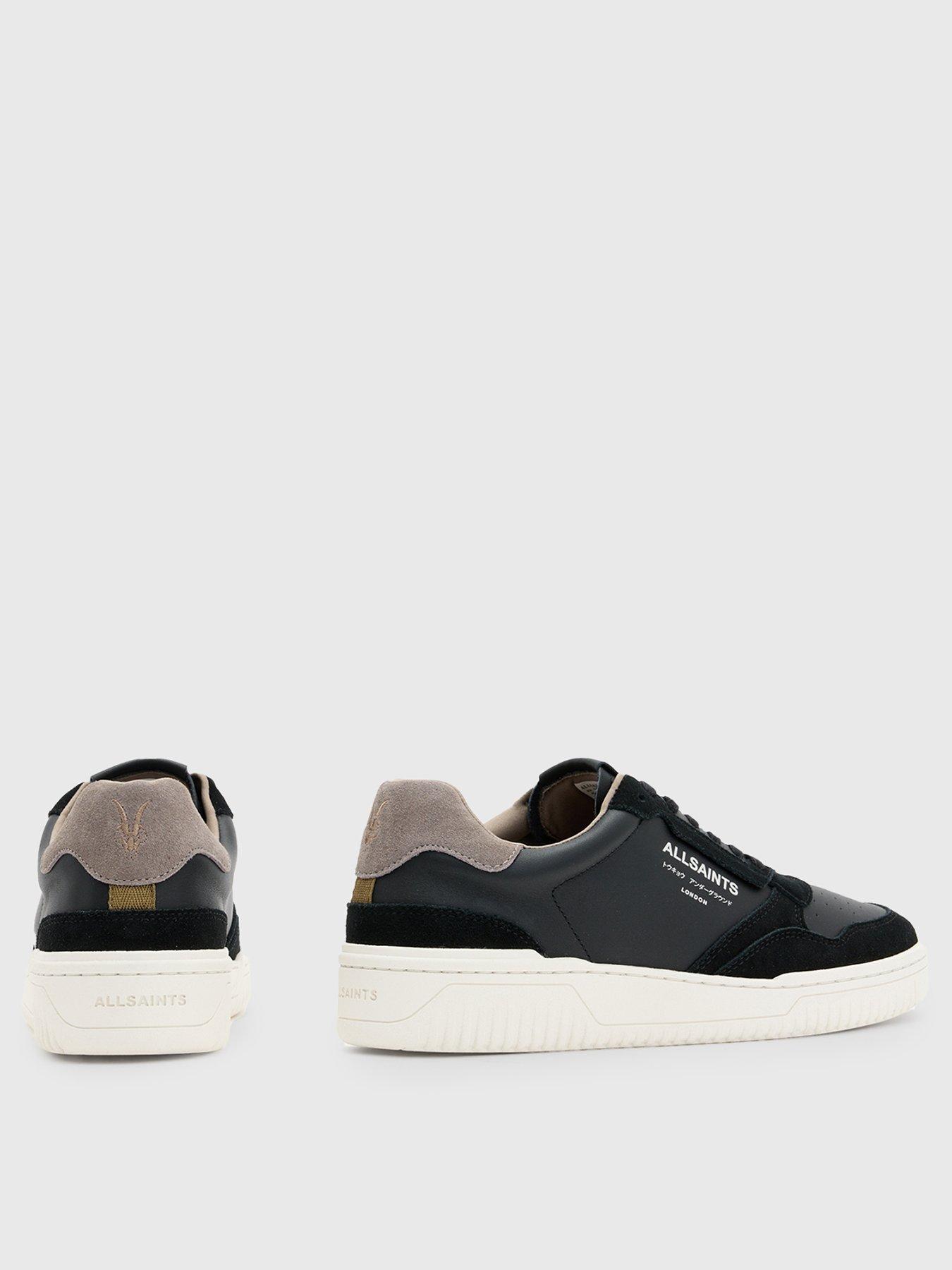 Image 3 of 5 of AllSaints Allsaints Regan Low Top Trainers - Black