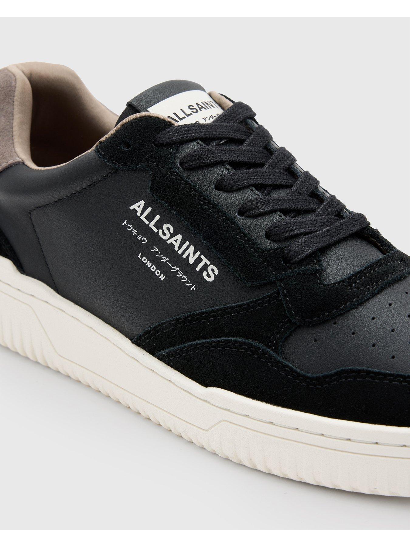 Image 5 of 5 of AllSaints Allsaints Regan Low Top Trainers - Black