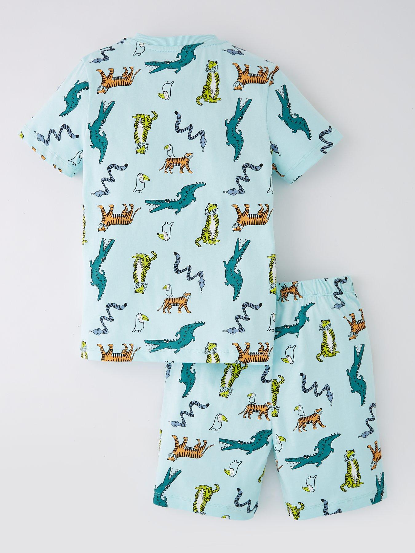 Image 2 of 4 of Everyday Boys Safari Shortie Pyjama Set - Multi