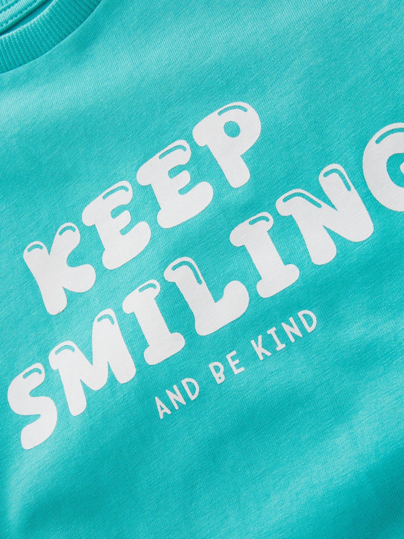 Image 4 of 4 of Everyday Boys Short Sleeve Keep Smiling T-Shirt - Multi