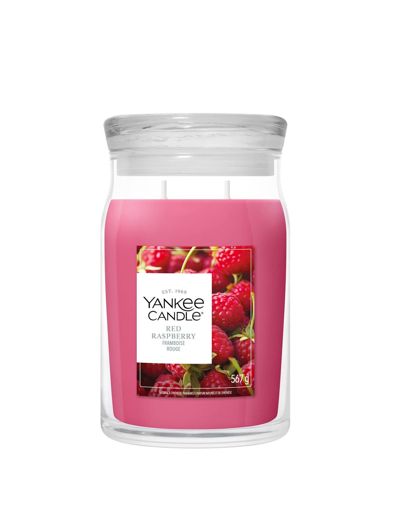 Image 1 of 5 of Yankee Candle Red Raspberry Signature Large Jar Candle