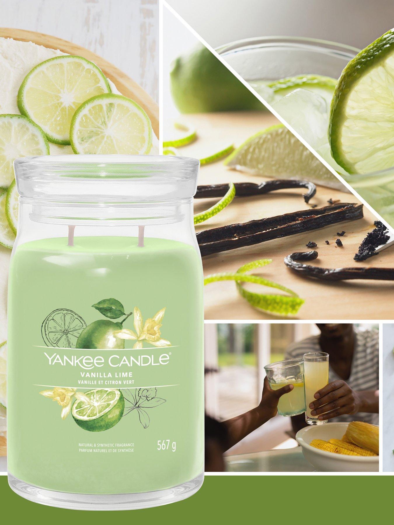 Image 1 of 7 of Yankee Candle Vanilla Lime Large Signature Jar Candle