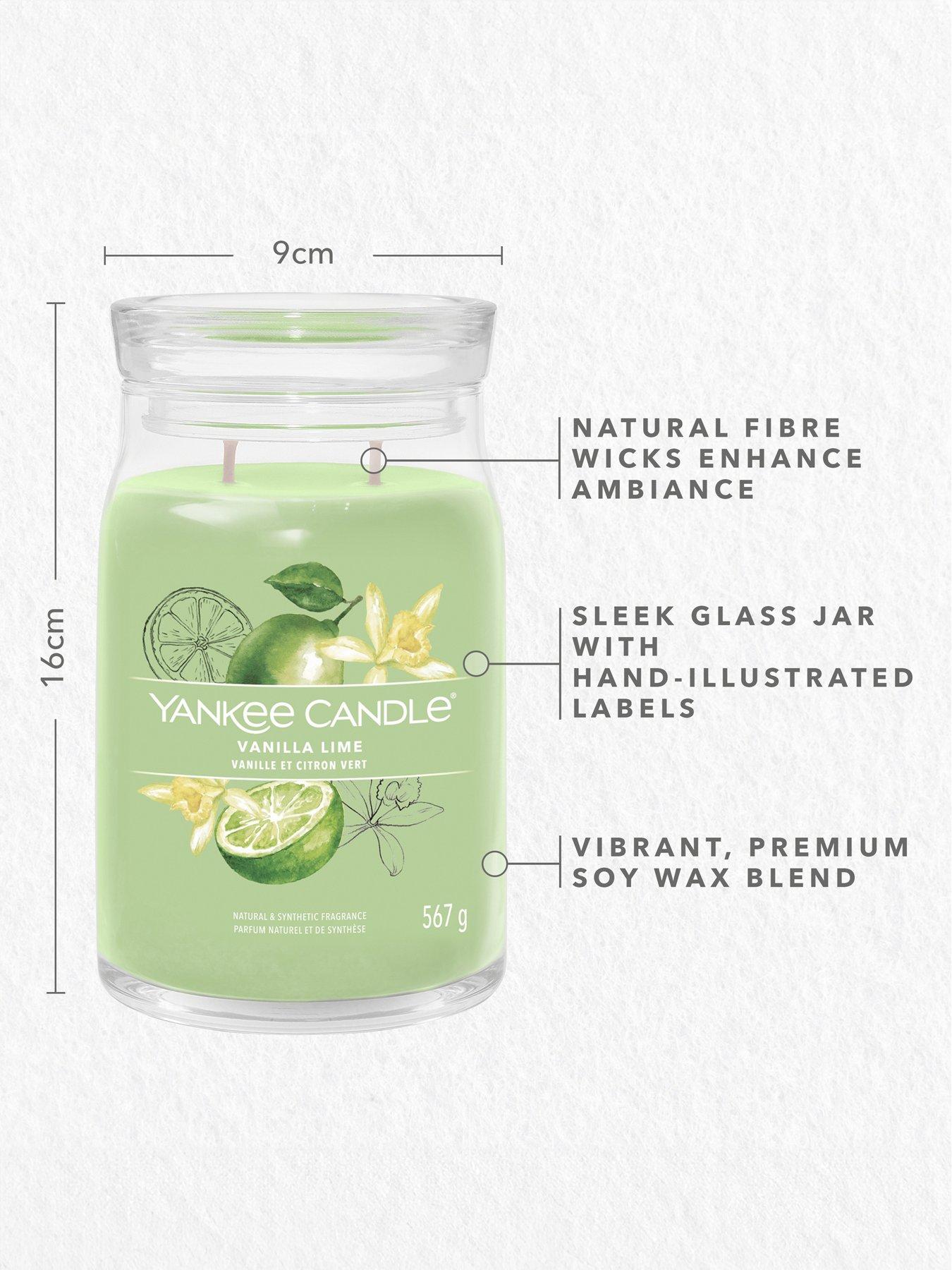 Image 3 of 7 of Yankee Candle Vanilla Lime Large Signature Jar Candle