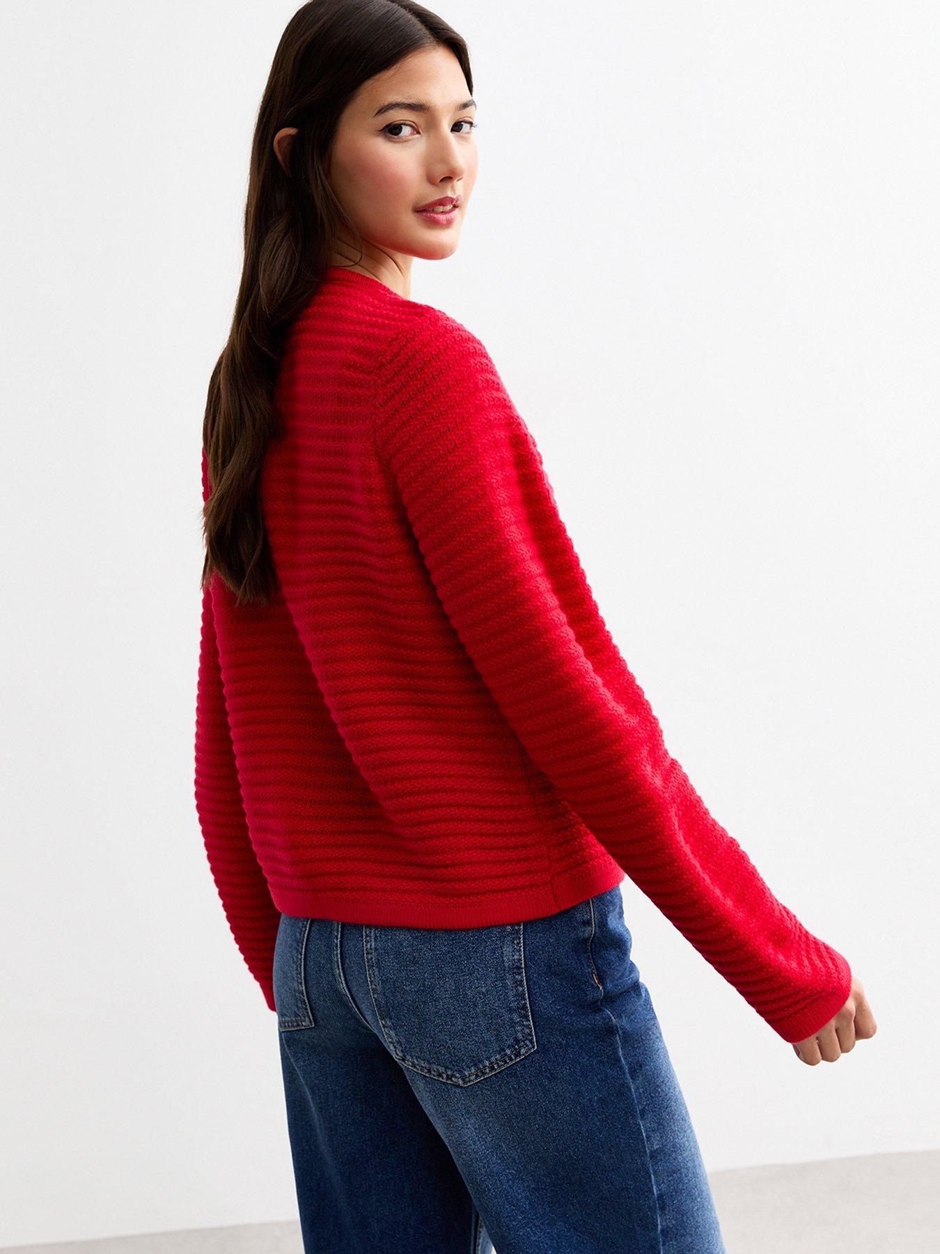 new-look-stitchy-pocket-cardi-redstillFront