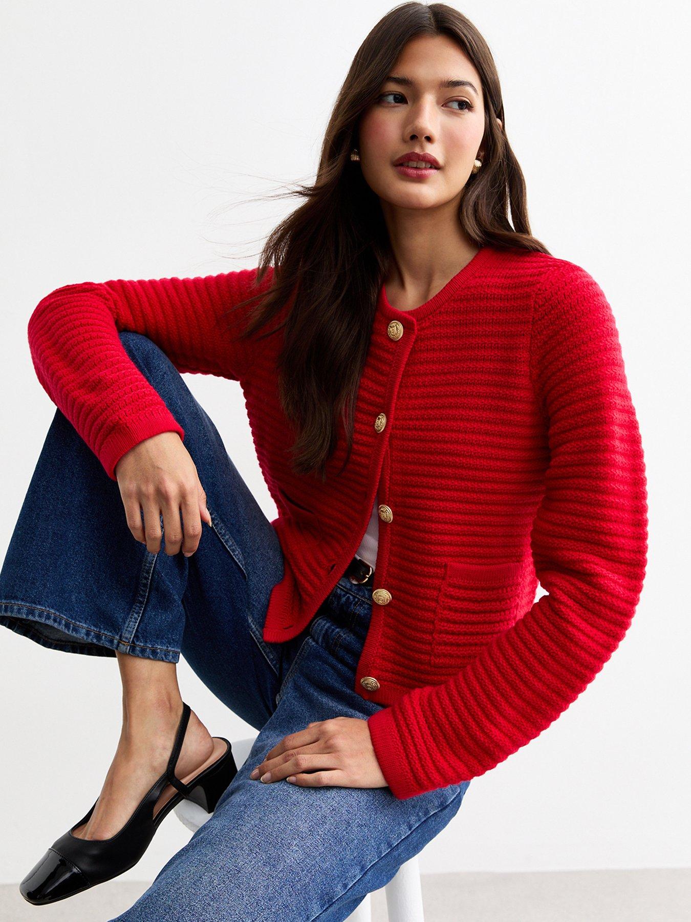 new-look-stitchy-pocket-cardi-redback