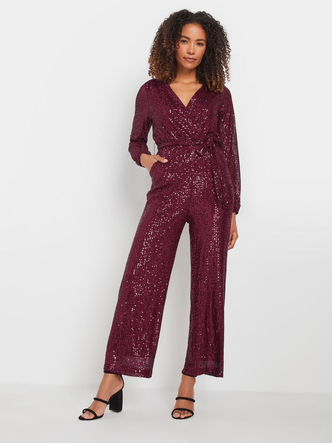 mco-sequin-wrap-jumpsuit-berry-red