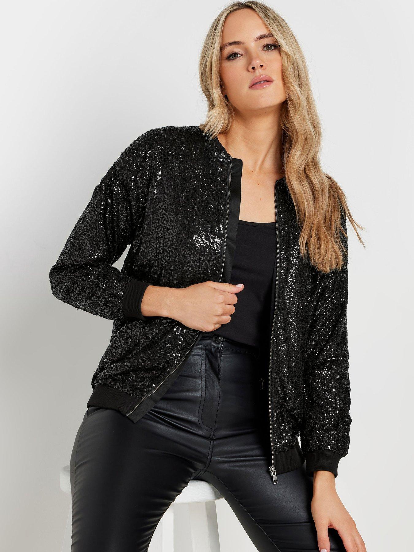 long-tall-sally-tall-sequin-bomber-jacket-blackfront