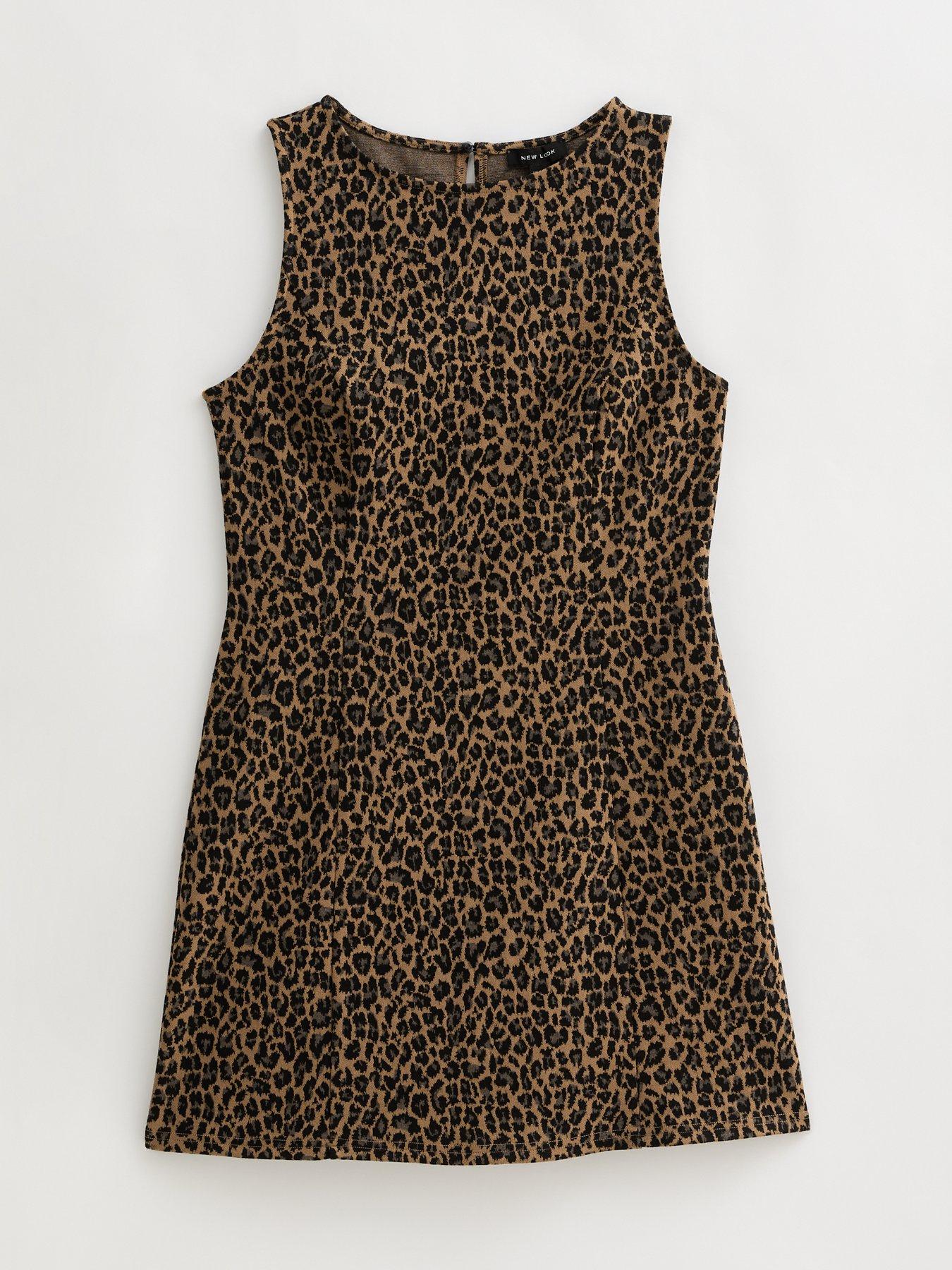 new-look-leopard-sleeveless-mini-dress-brownprintdetail