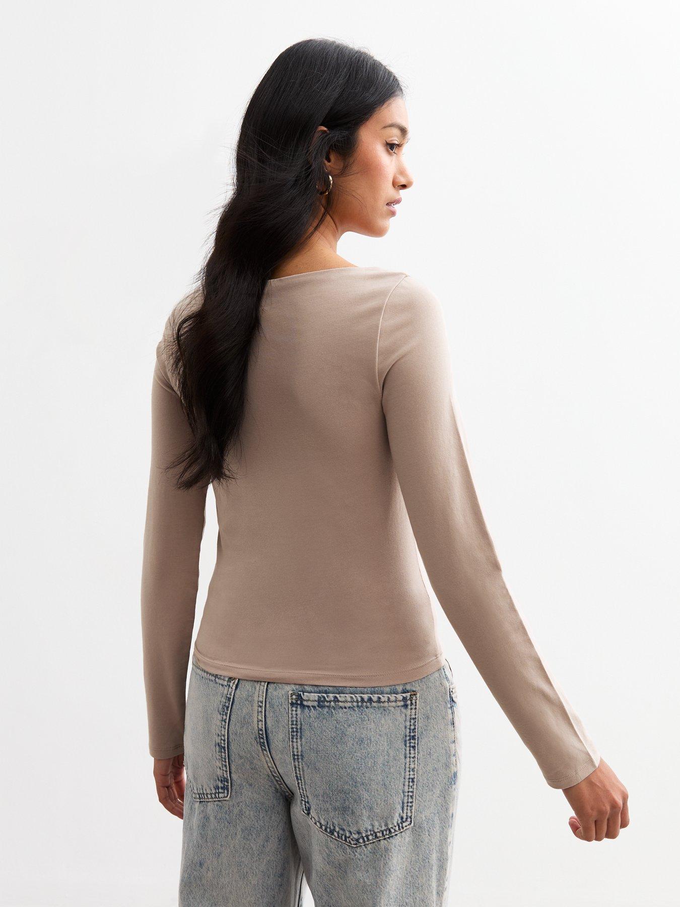 new-look-square-neck-long-sleeve-top-minkstillFront