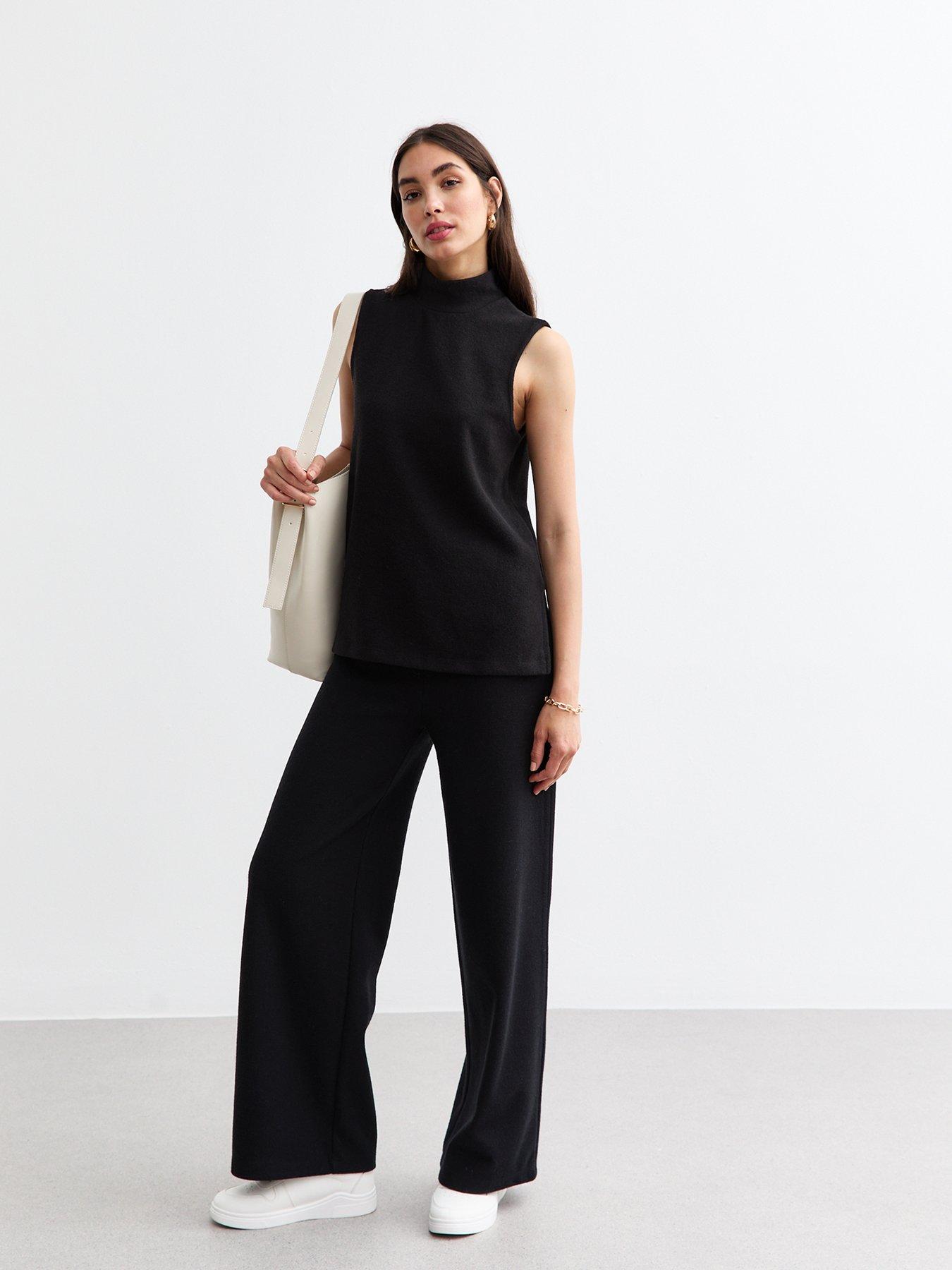 new-look-soft-touch-wide-leg-trousers-black