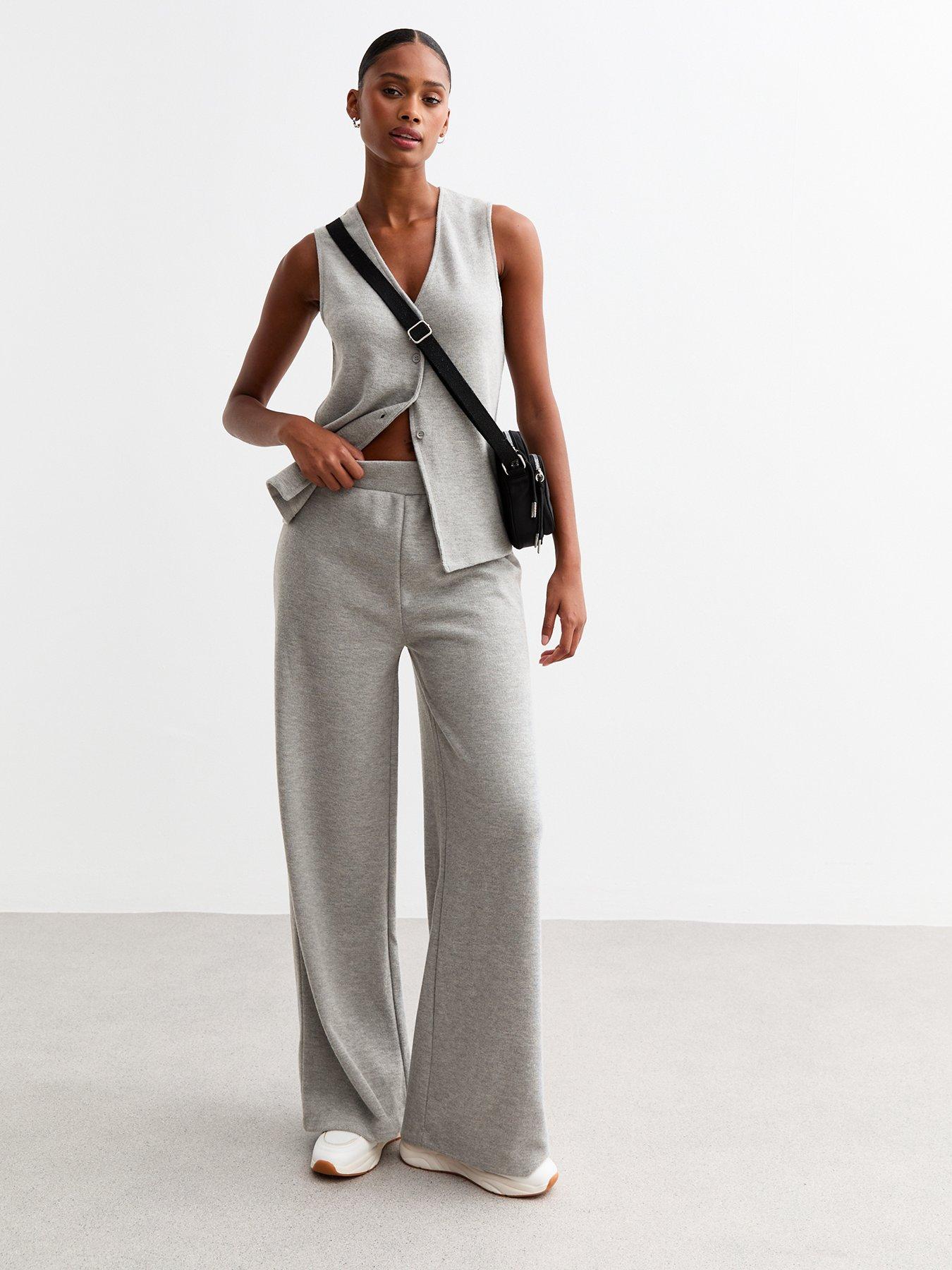 new-look-grey-soft-touch-wide-leg-trousers